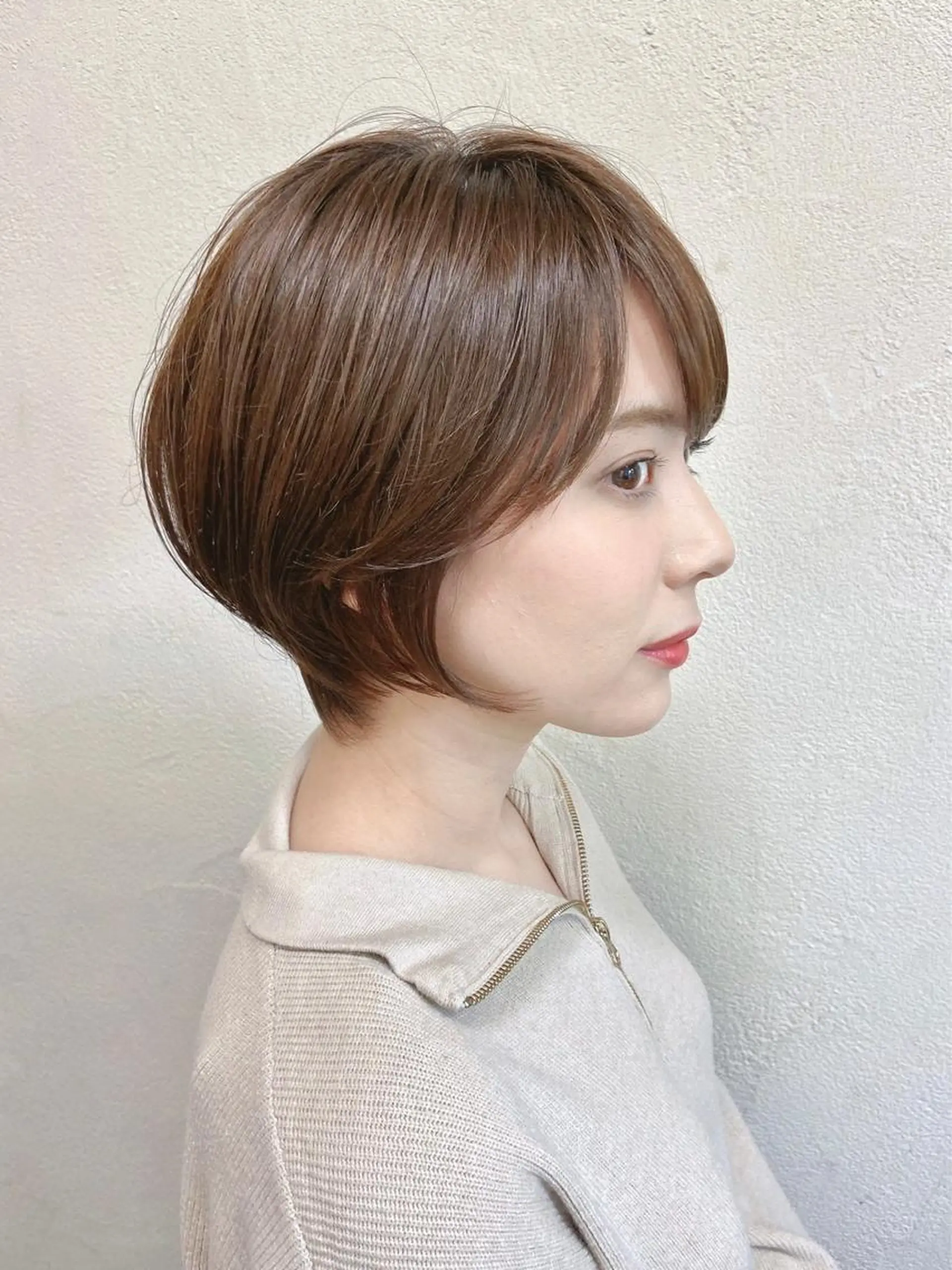 ショート カラー パーマ shiori ❤︎ /透明感カラーのヘアスタイル