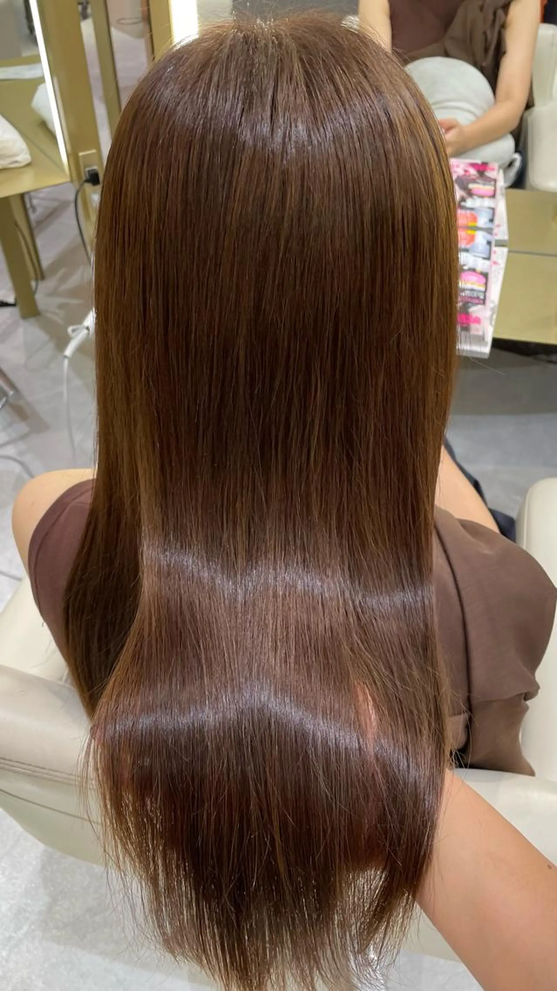 ロング パーマモデル募集🌈 森脇帆南のヘアスタイル