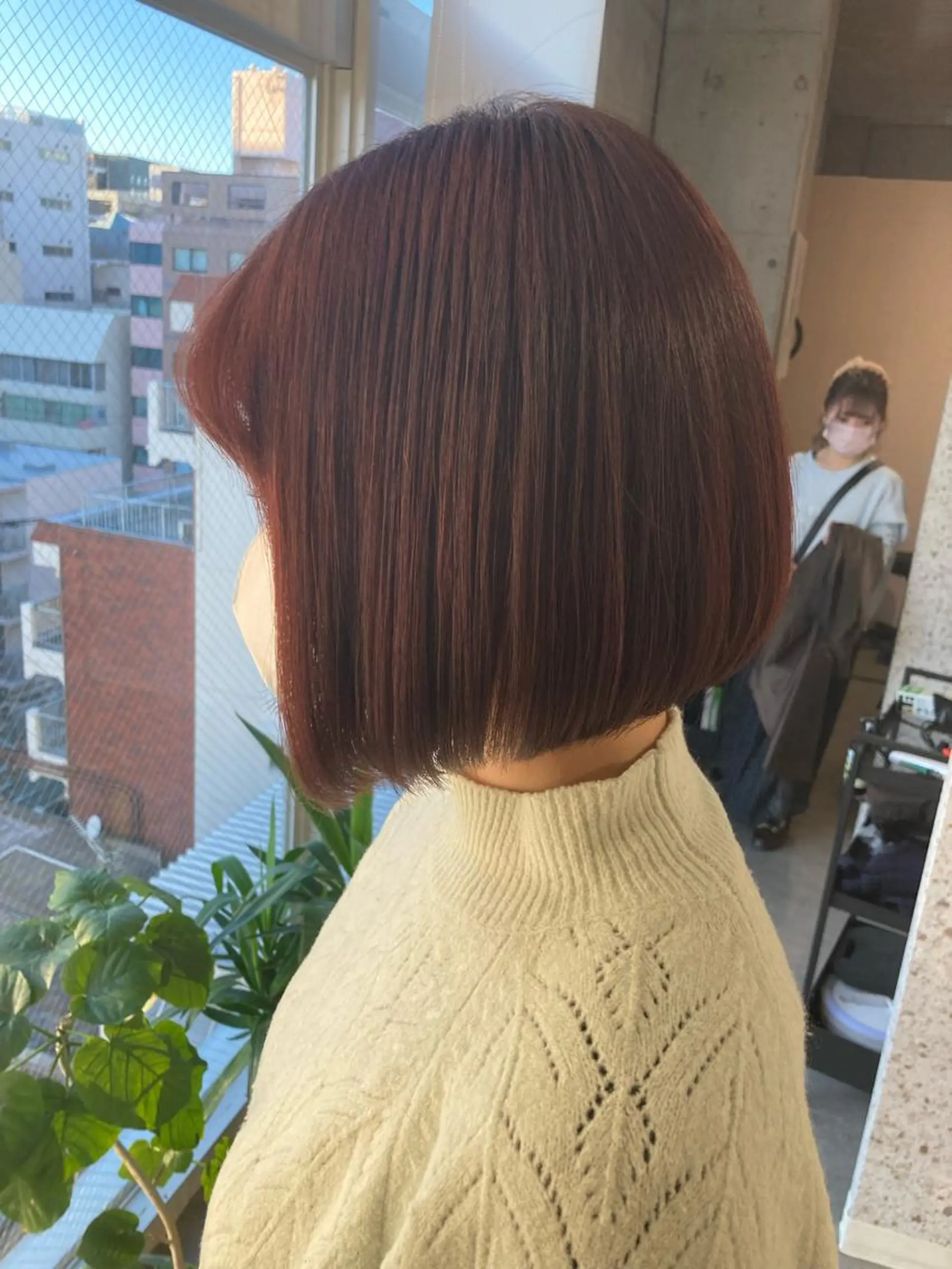 ショート カラー 髪質改善.縮毛矯正 ×韓国ヘアyukiのヘアスタイル