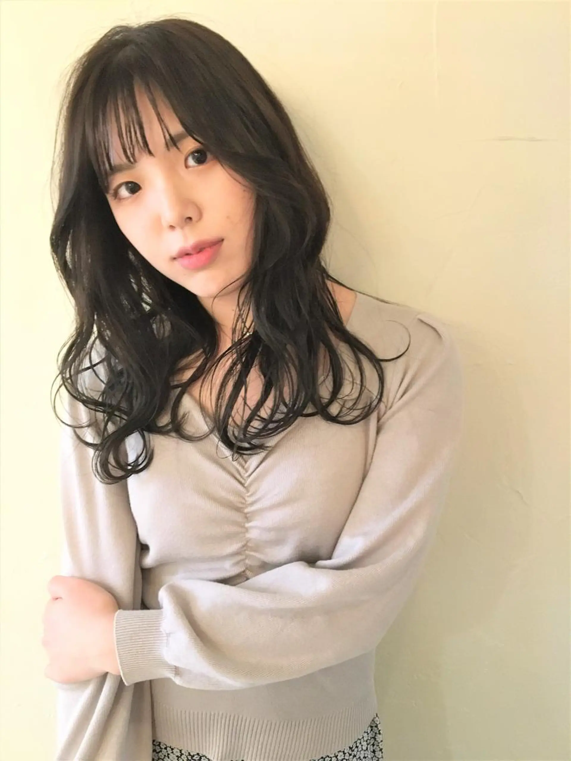 ミディアム シマダ アユミのヘアスタイル