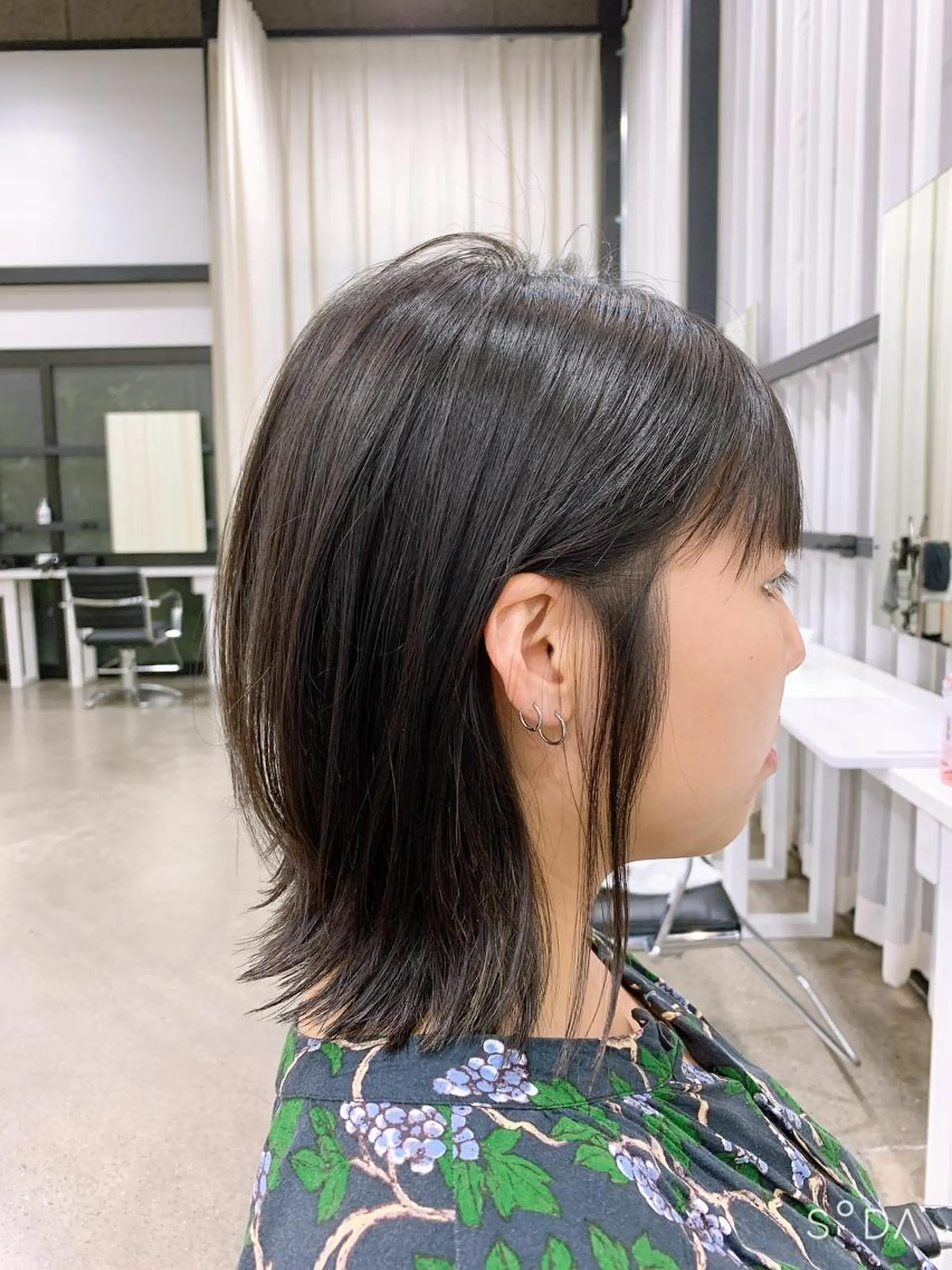 ミディアム 笠原 敦司のヘアスタイル