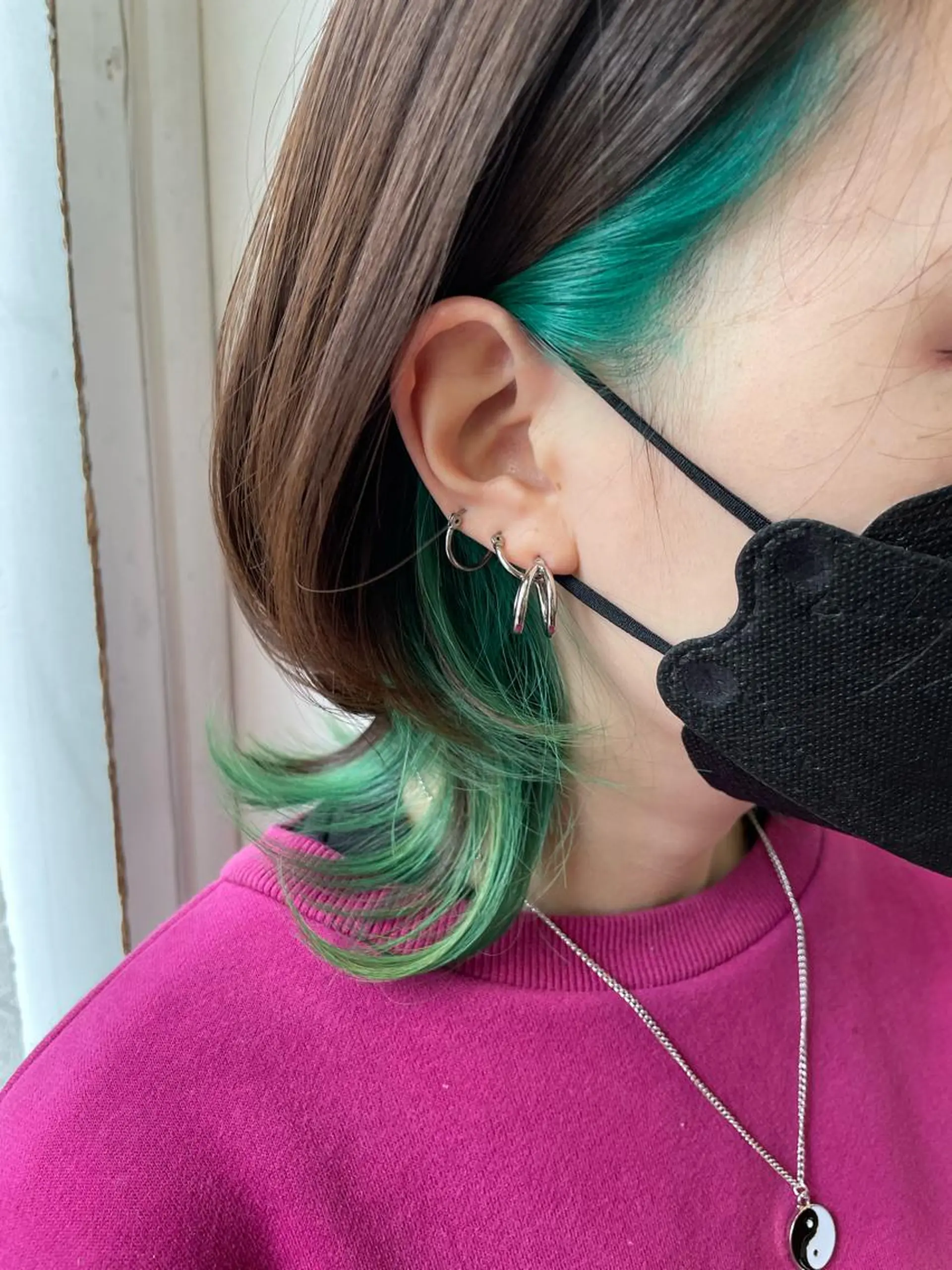 ミディアム カラー ヘアカラー トリートメント ヘッドスパ 【店長】インナー指名 No.1戸塚優思のヘアスタイル