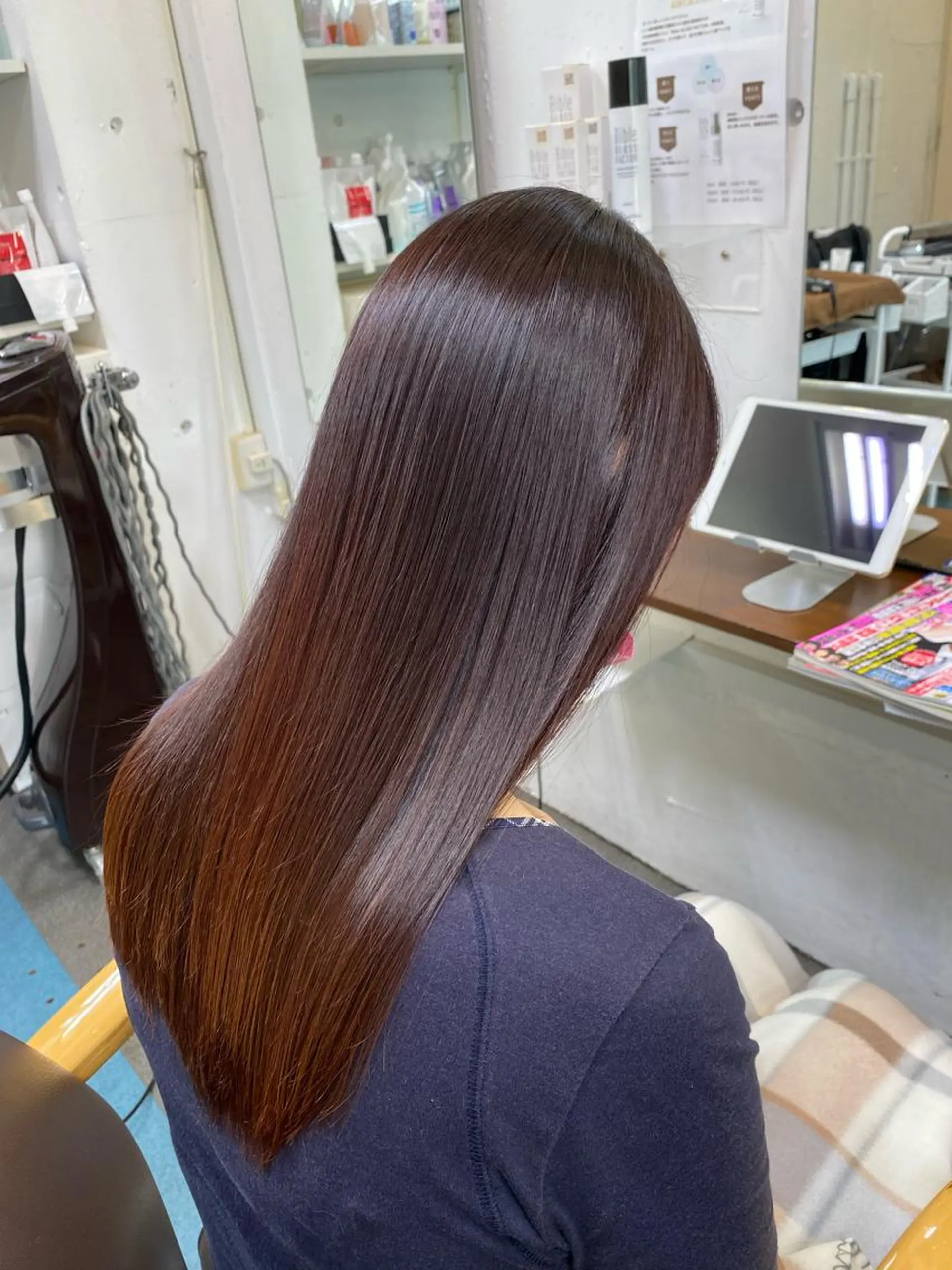 ロング カラー 髪質改善 トリートメント カット ヘアカラー トリートメント 【髪質改善】に特化 オリーブオイルクラブのヘアスタイル