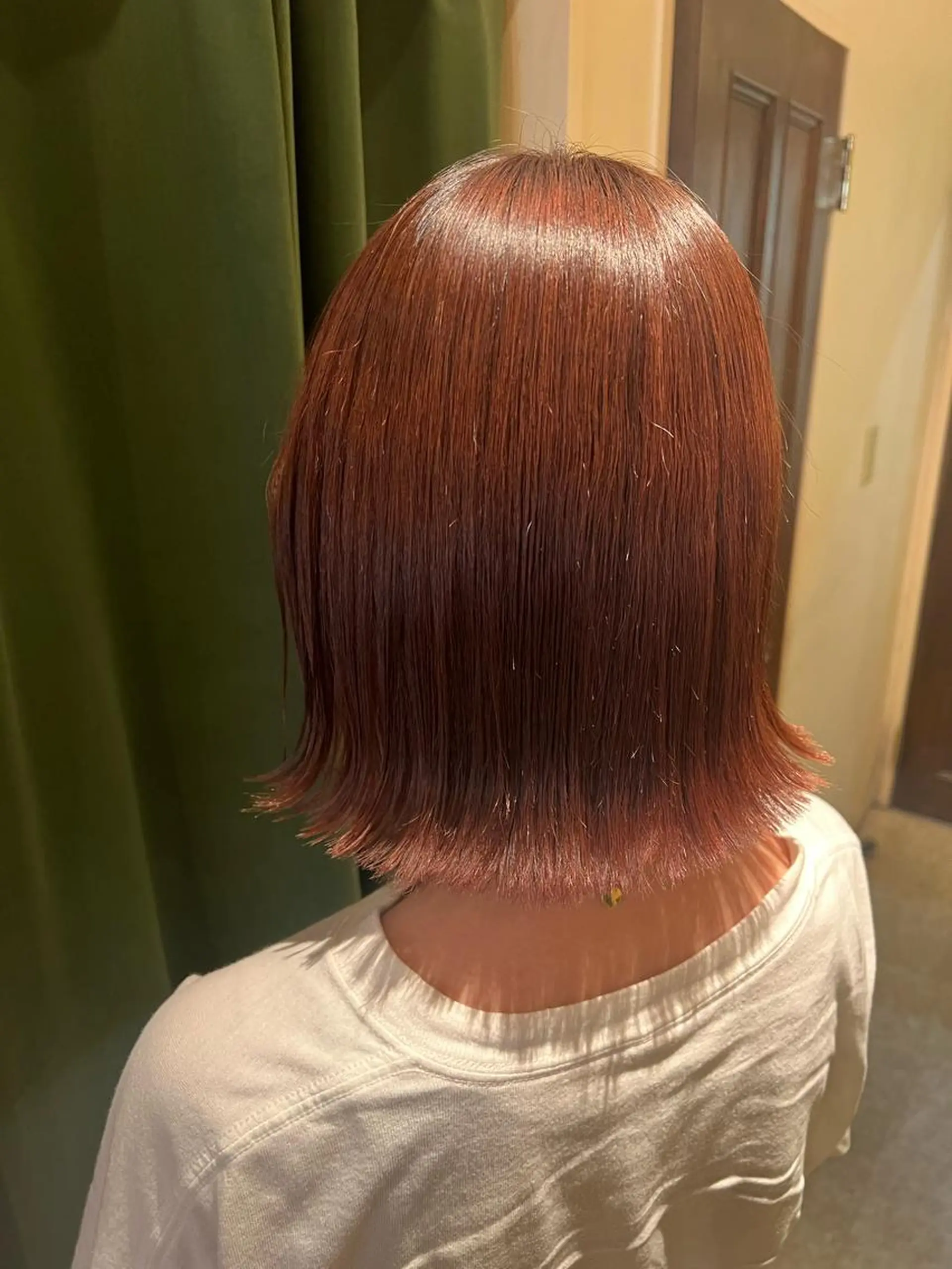 ミディアム 切りっぱなしボブ ボブ 外ハネヘア NAO🌿似合わせ トレンドhairのヘアスタイル