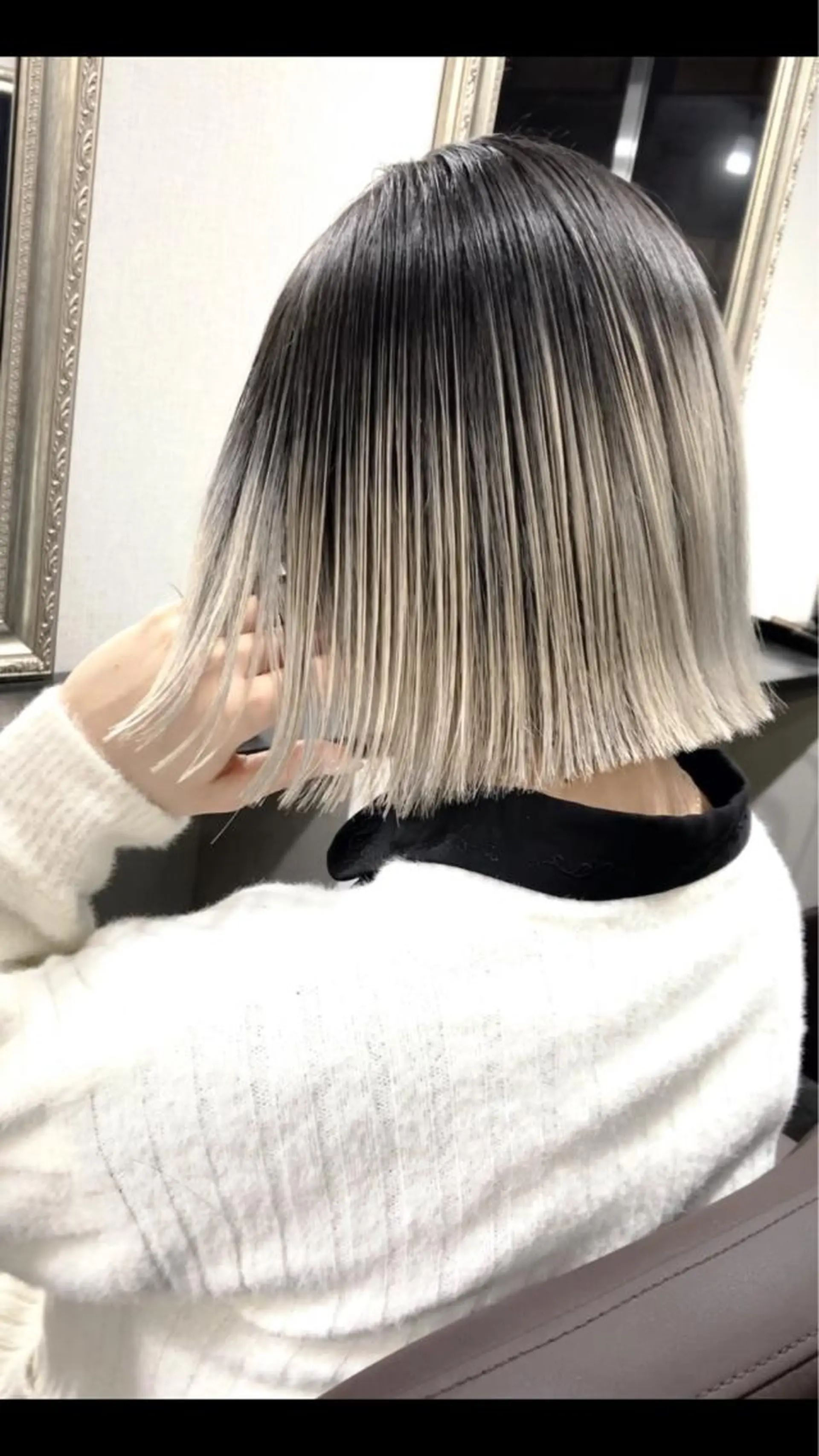 ミディアム カラー Selenehair 三条本店のヘアスタイル