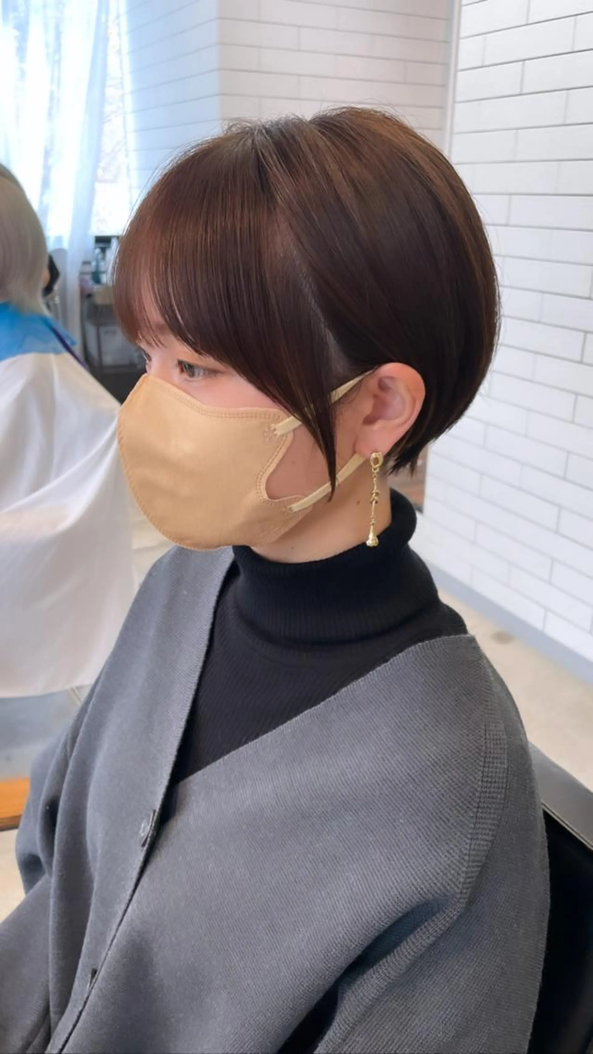 ショート カラー カット ヘアカラー トリートメント 【まとまるショート 髪質改善】今井隆太のヘアスタイル