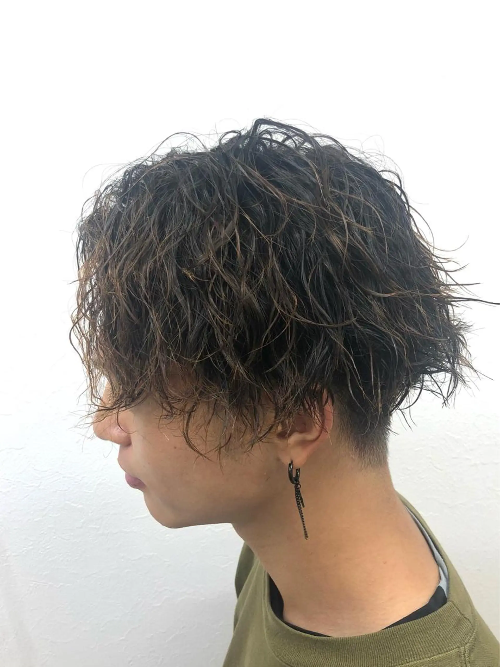 パーマ メンズ ダブルスキルエクステ /羽エクステ白石宇由のヘアスタイル