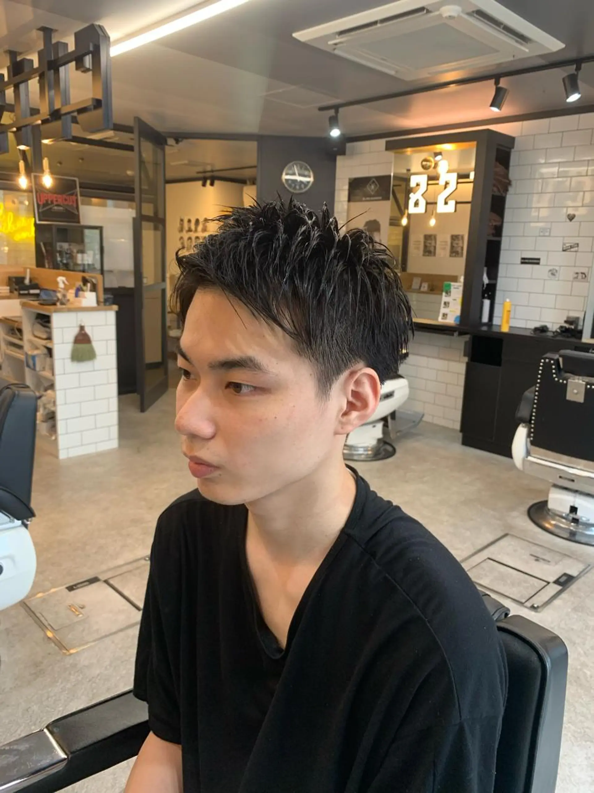 ショート メンズ 刈り上げ メンズカット 大畑公平のヘアスタイル