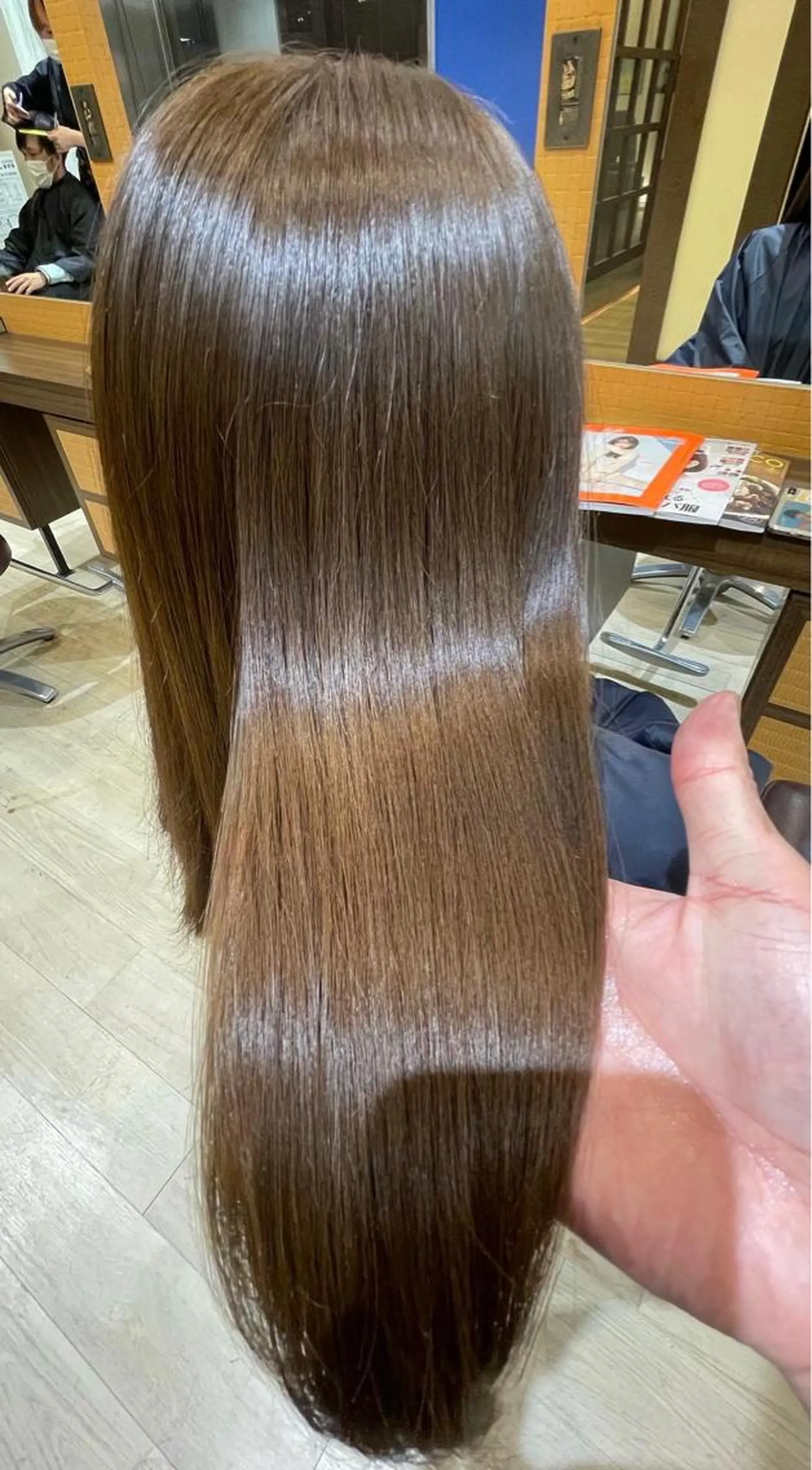 セミロング ヘアカラー トリートメント uhiyama shotarouのヘアスタイル