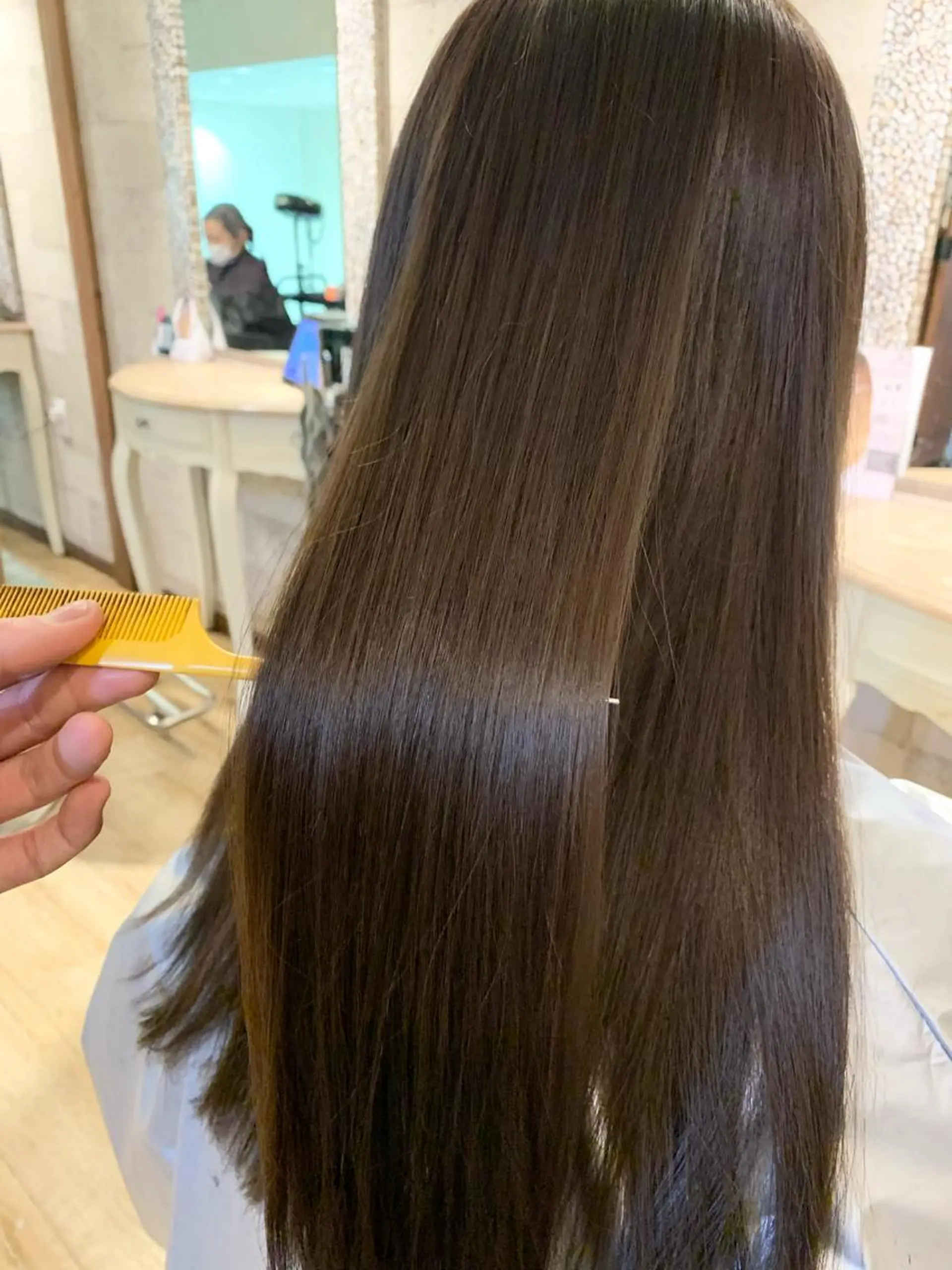 セミロング 髪質改善 カット 縮毛矯正 トリートメント 田村和範/似合わせ カラー/髪質改善のヘアスタイル