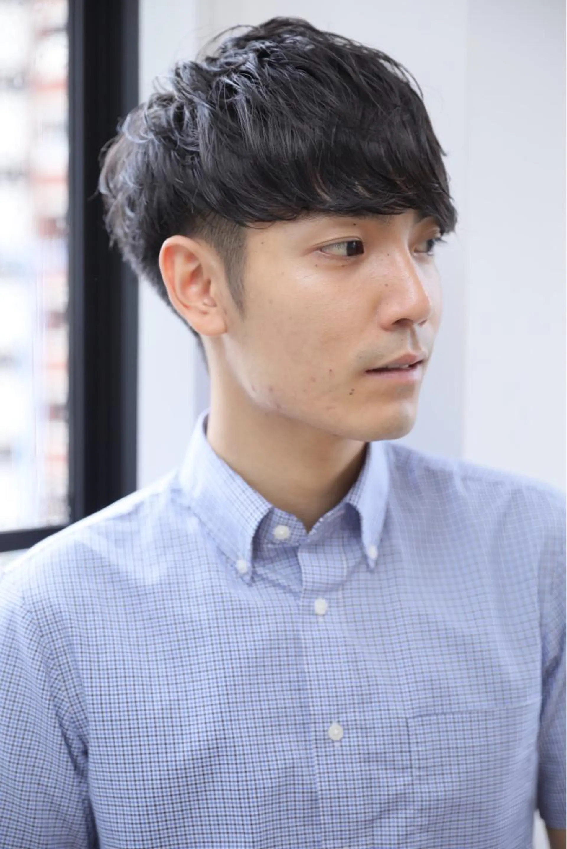 ショート パーマ メンズ カット パーマ 吉岡 昌吾のヘアスタイル