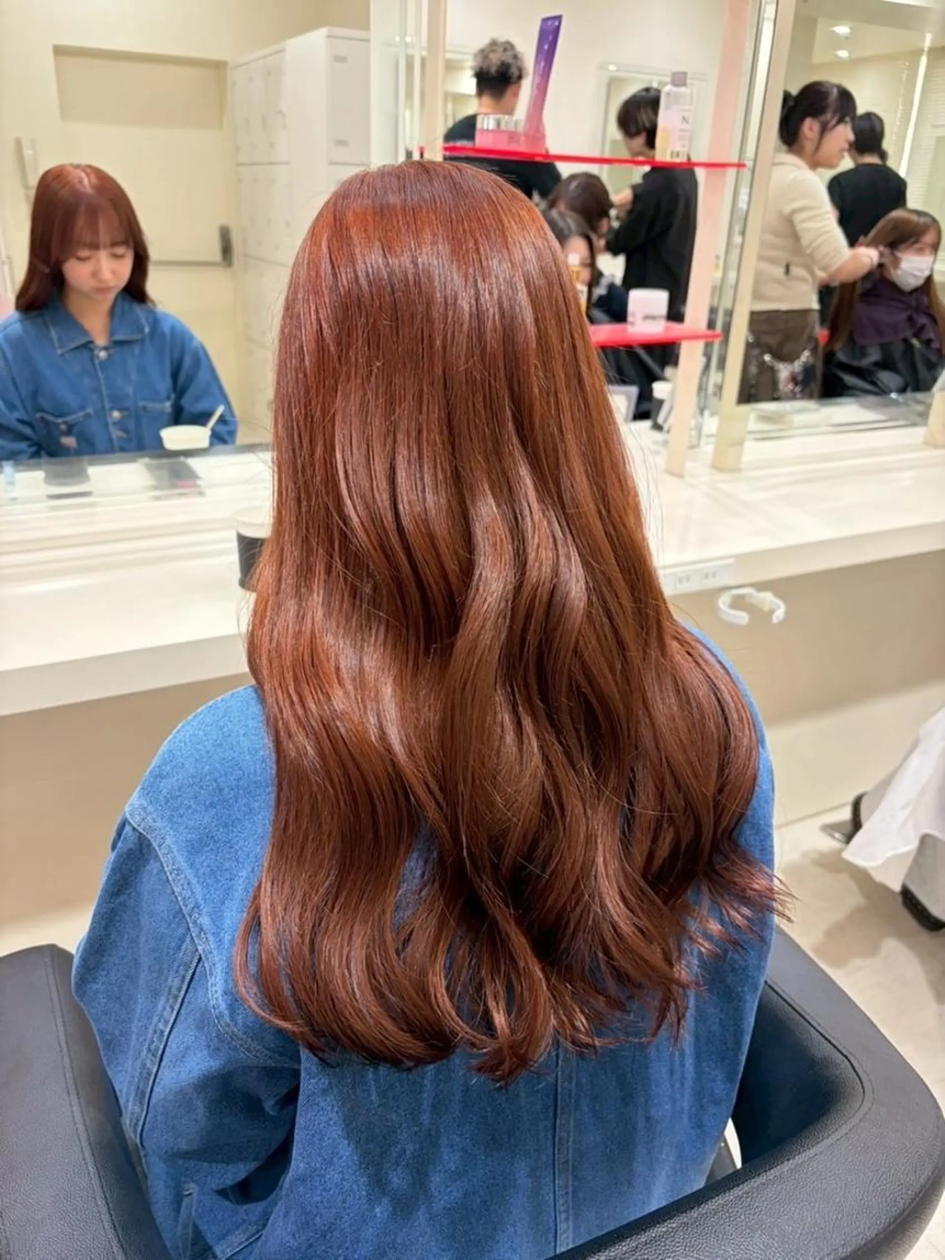 カラー *赤み撃退☘️透明感 トレンドカラー☘️のヘアスタイル