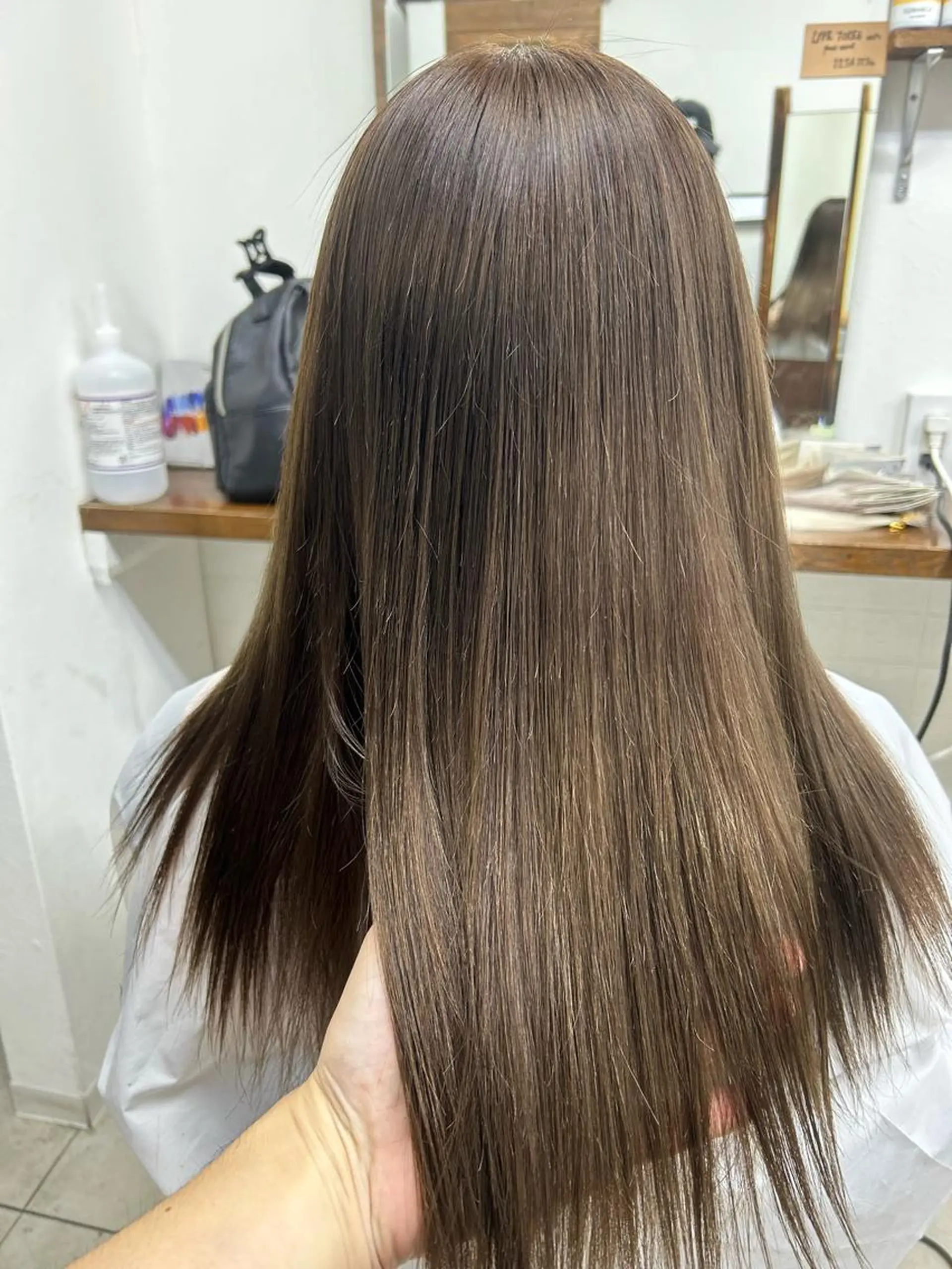 カラー ダブルスキルエクステ /羽エクステ白石宇由のヘアスタイル