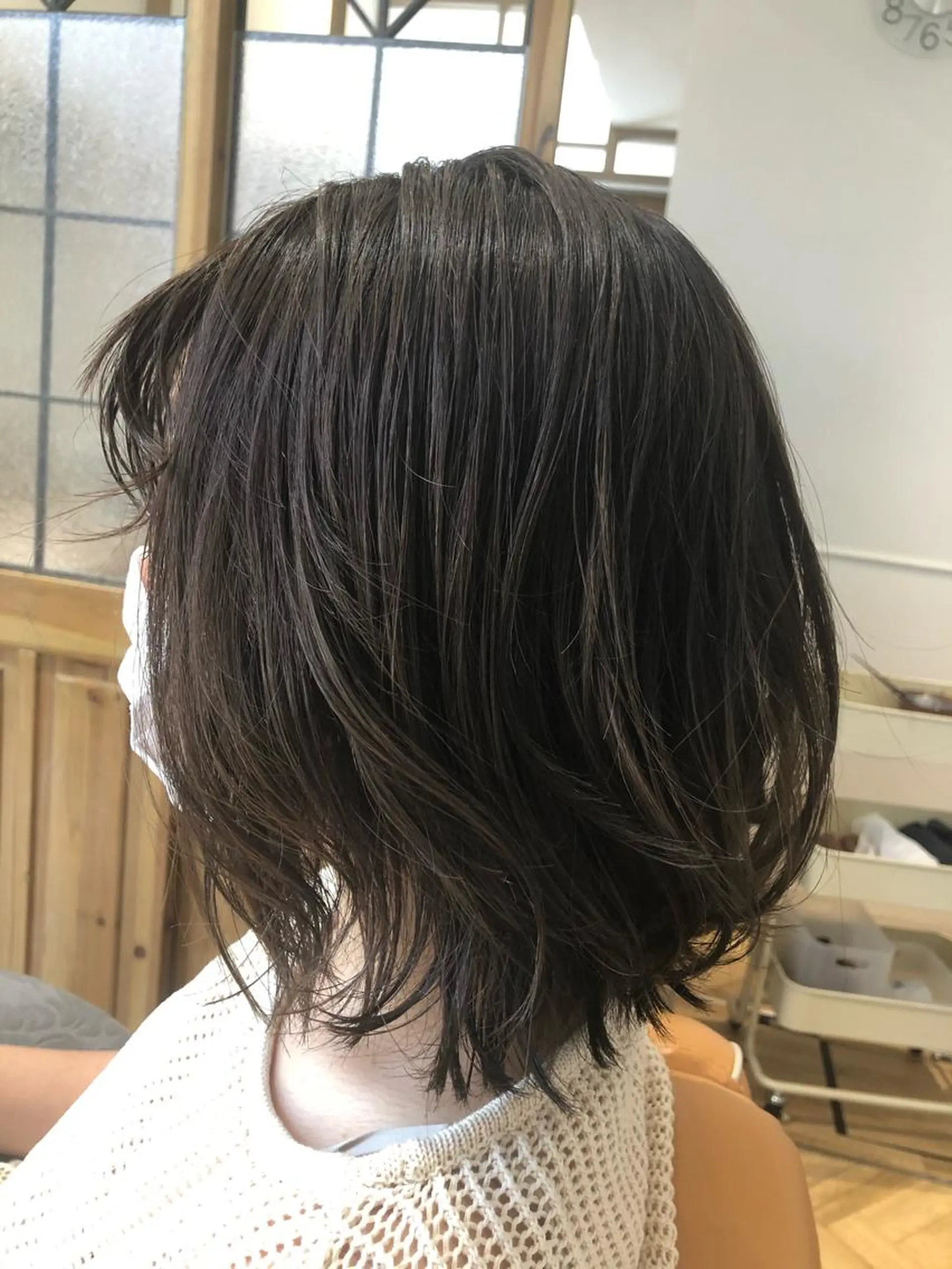 ミディアム カラー アッシュ ベージュカラー ✨🌿大人可愛い愛さ れhair🌿✨松本のヘアスタイル