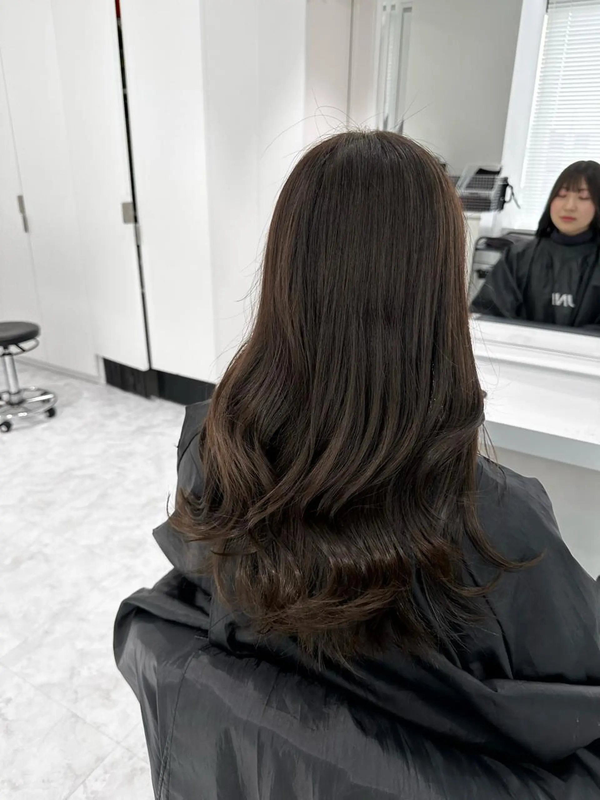 セミロング カラー カット ヘアカラー トリートメント ヘッドスパ ヘアセット ♡上品韓国髪♡ブラ ウン/SAYATOのヘアスタイル