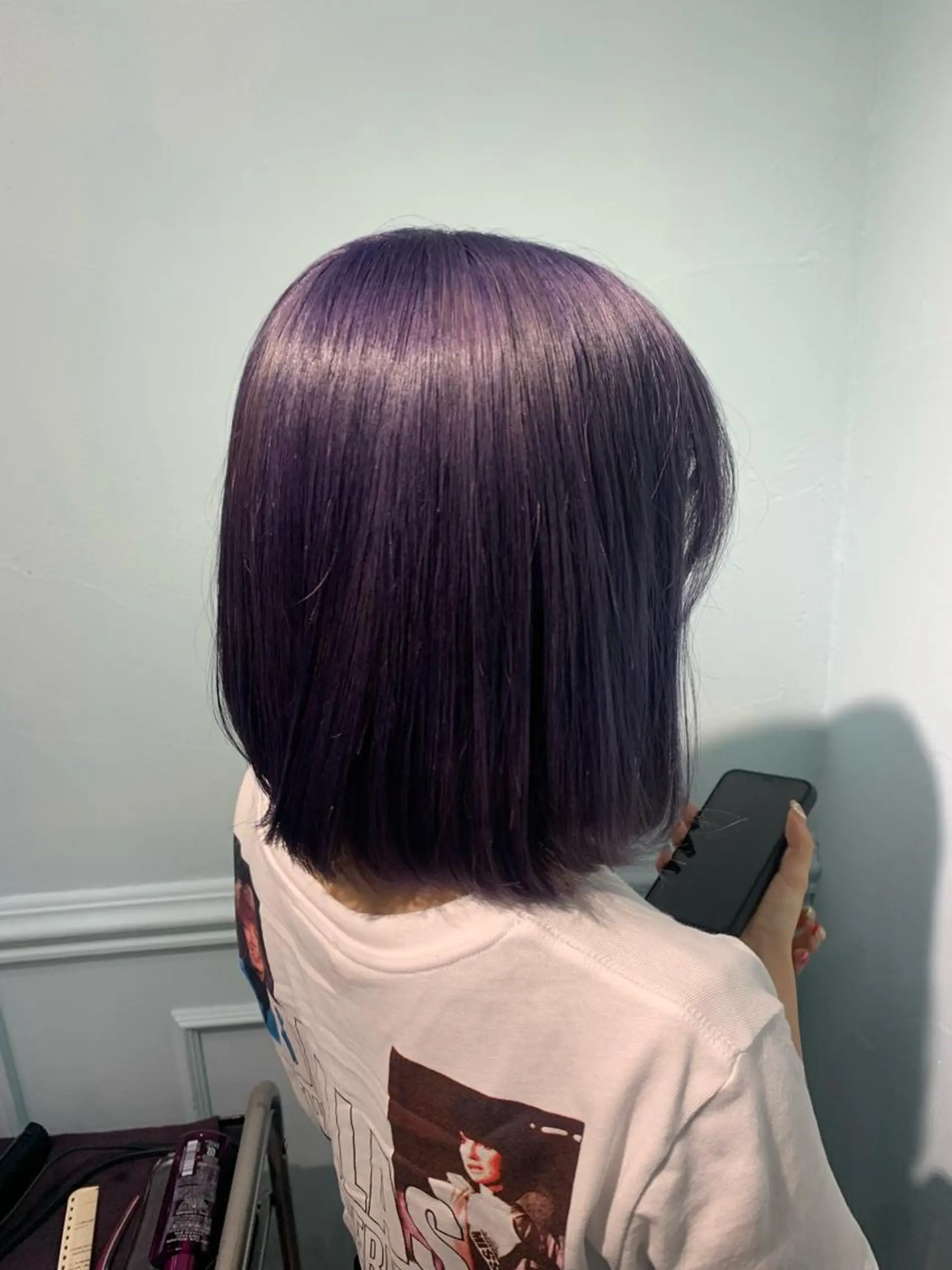 ミディアム カラー 🩶【推しハイトーン 】yuzu🩶のヘアスタイル