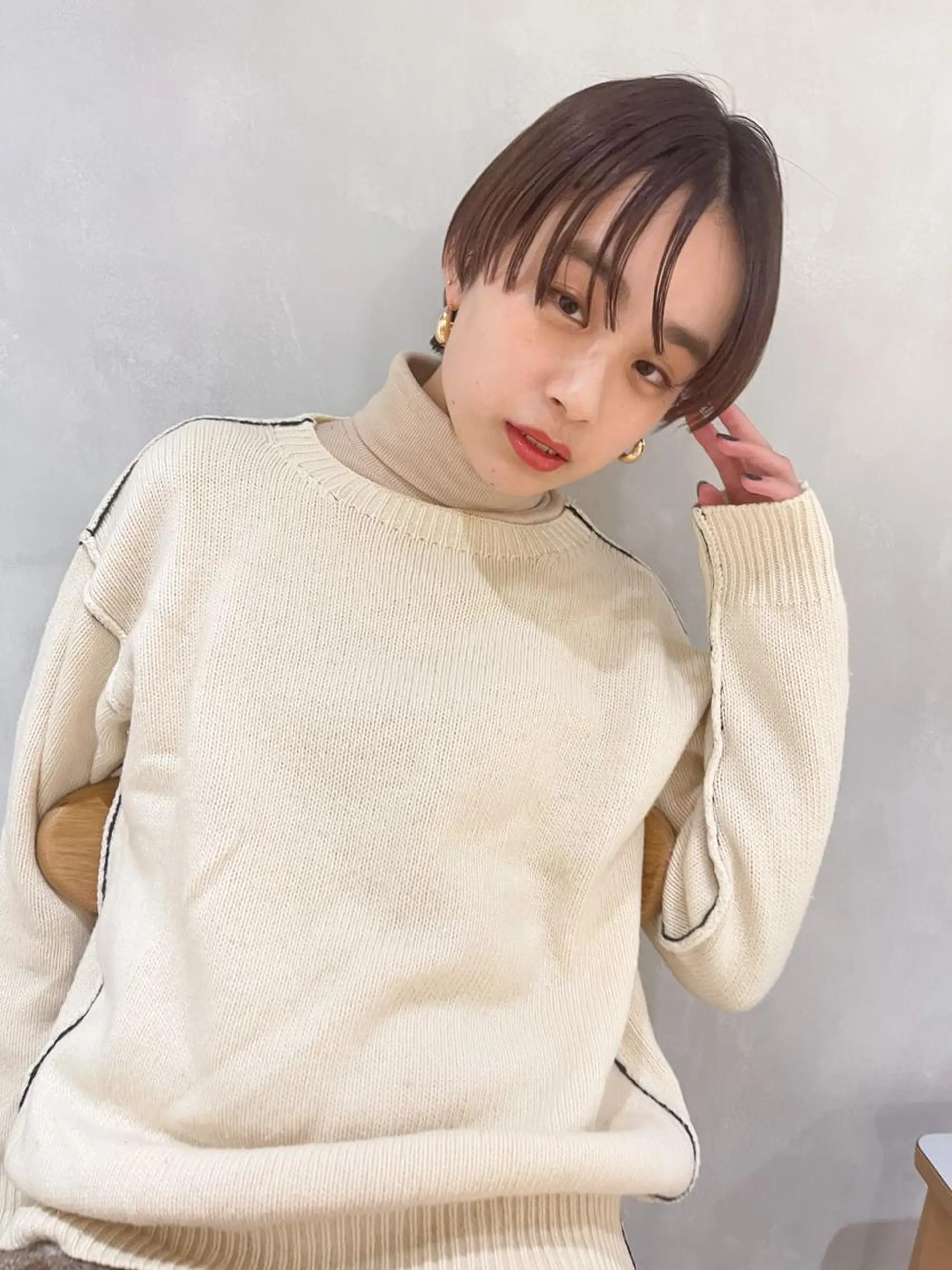 ショート カット ヘアカラー トリートメント 川本 裕🌿のヘアスタイル