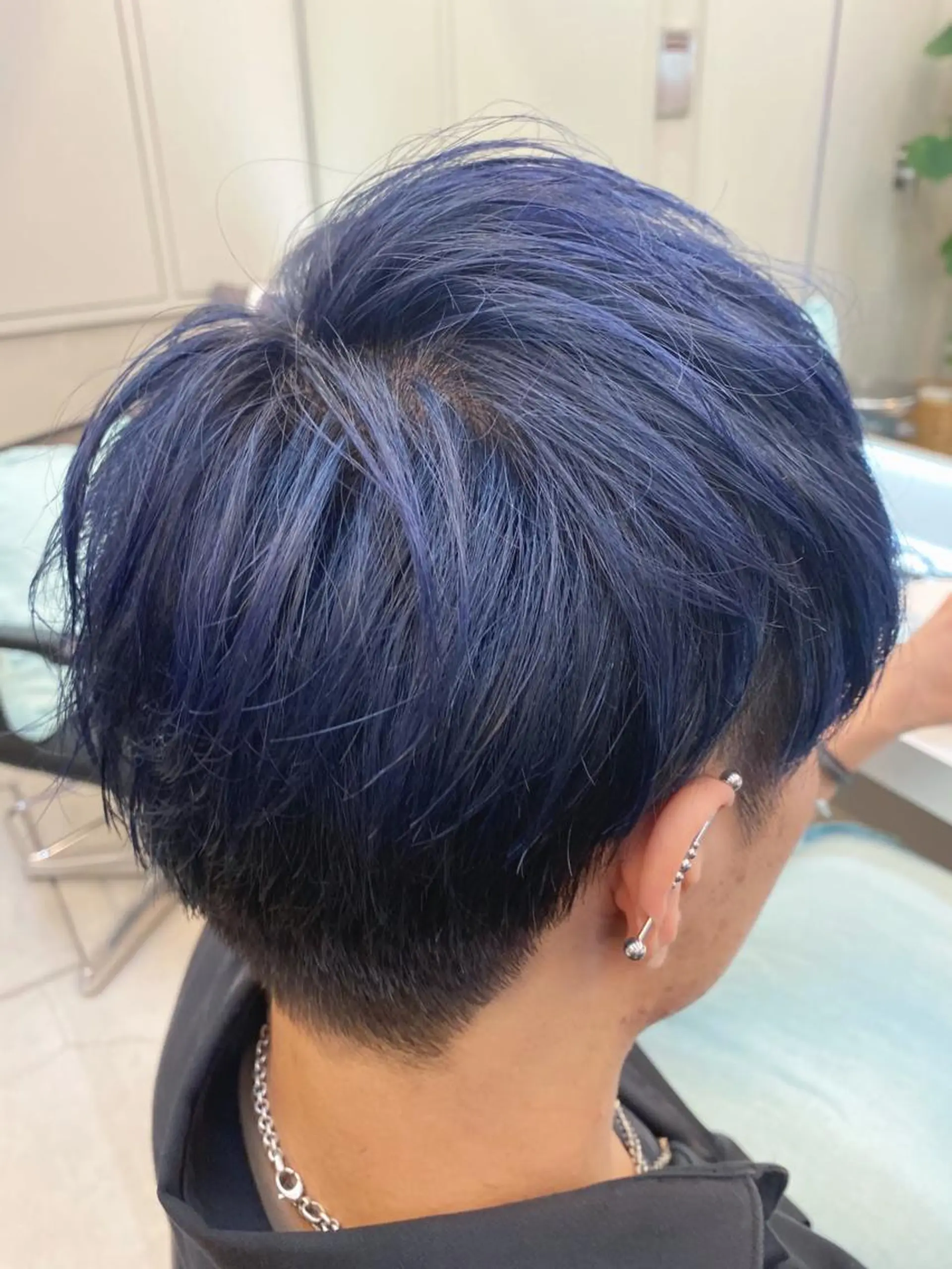 ショート カラー メンズ 岡野 静華のヘアスタイル