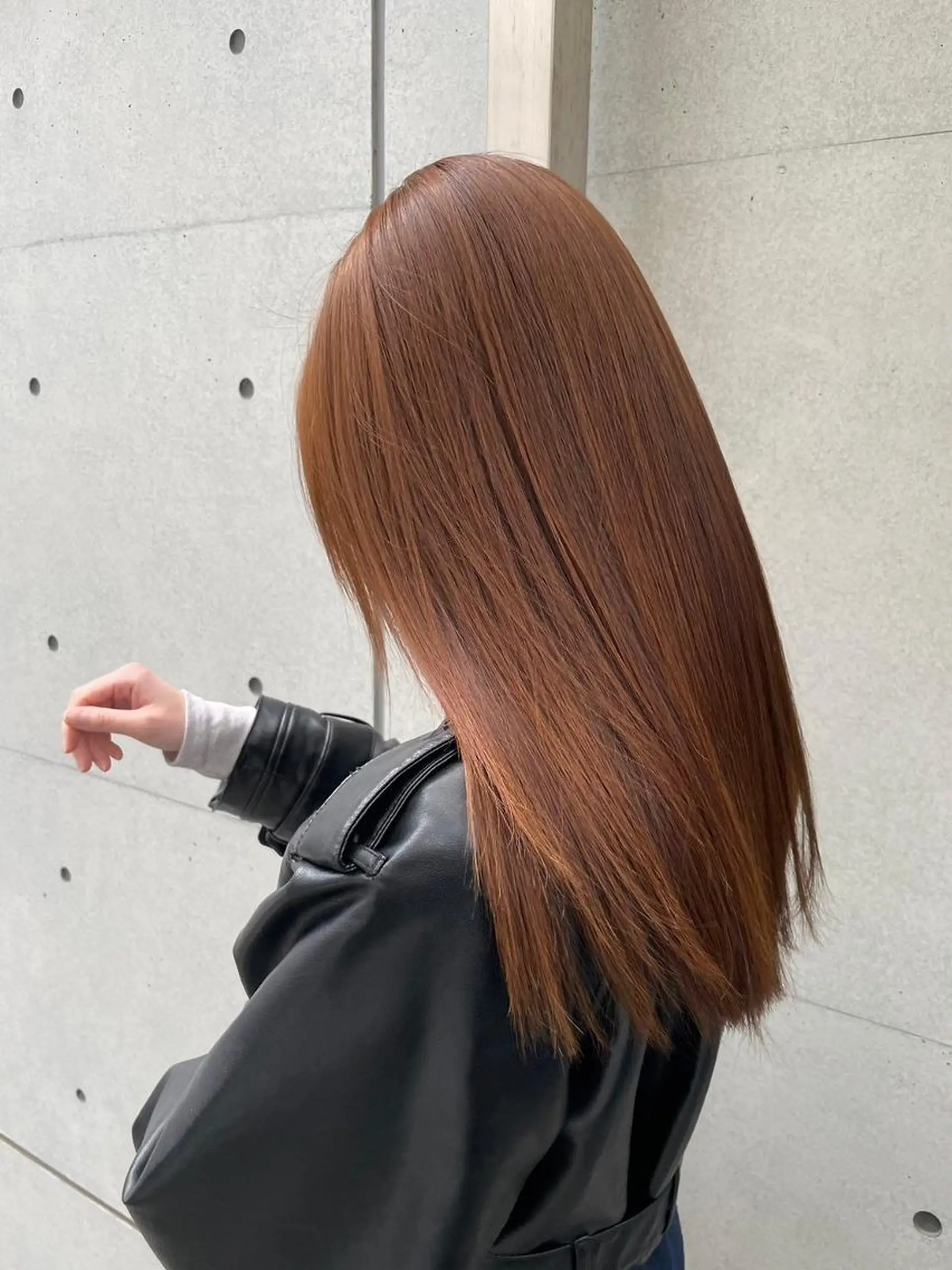 ロング カラー パーマ カット 縮毛矯正 N° +aero 横浜のヘアスタイル