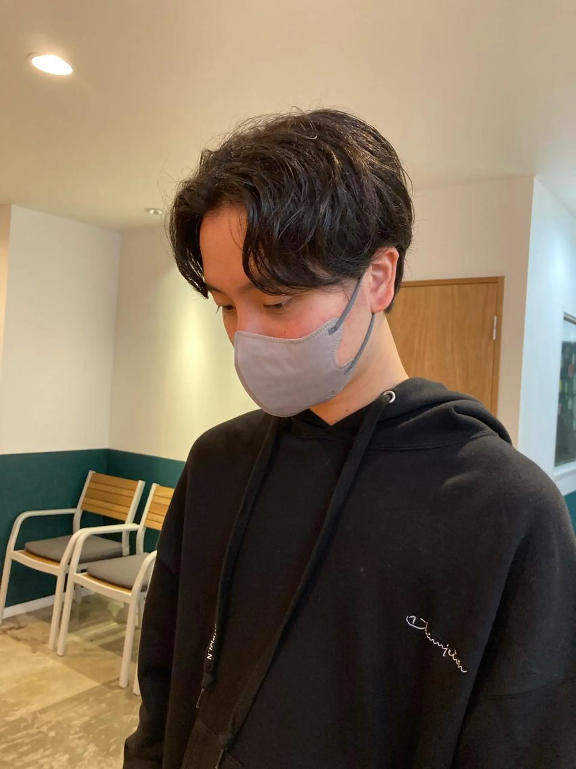 メンズ ☁️RIKA☁️ @ri2_____bのヘアスタイル