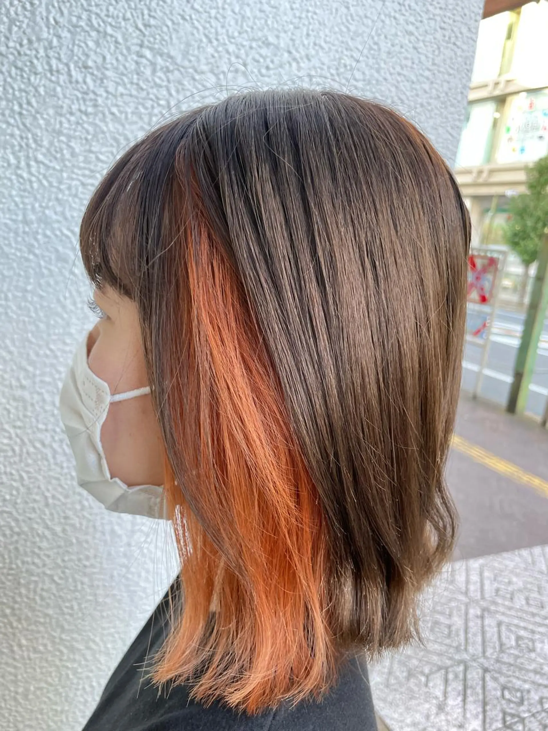 ミディアム カラー イヤリングカラー Earth岩槻店 YAGIのヘアスタイル