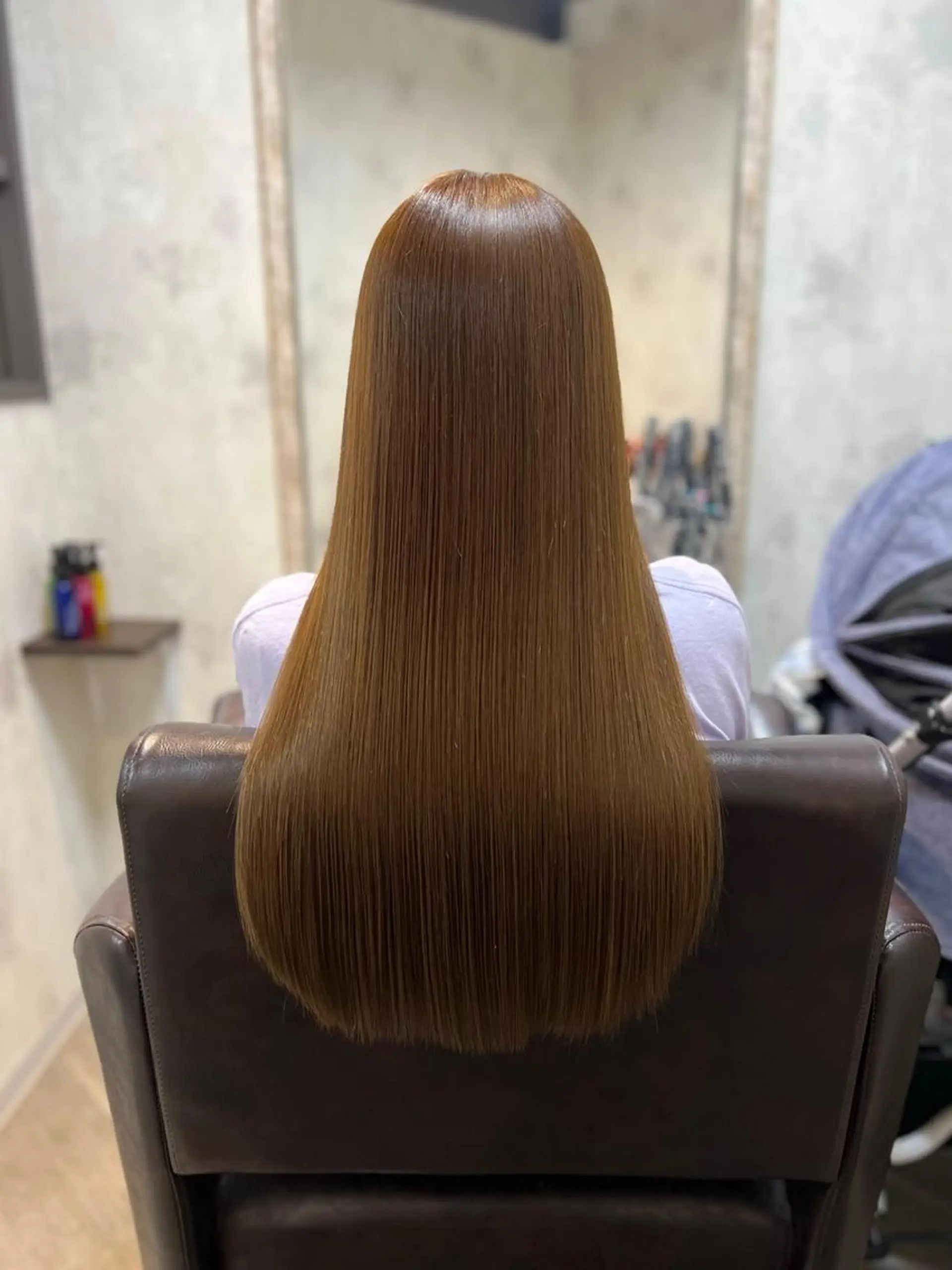 ロング カラー アクアカラー 髪質改善 ロング 縮毛矯正 トリートメント トリートメント ヘッドスパ ヘアセット 髪質改善/縮毛矯正 芹沢のヘアスタイル