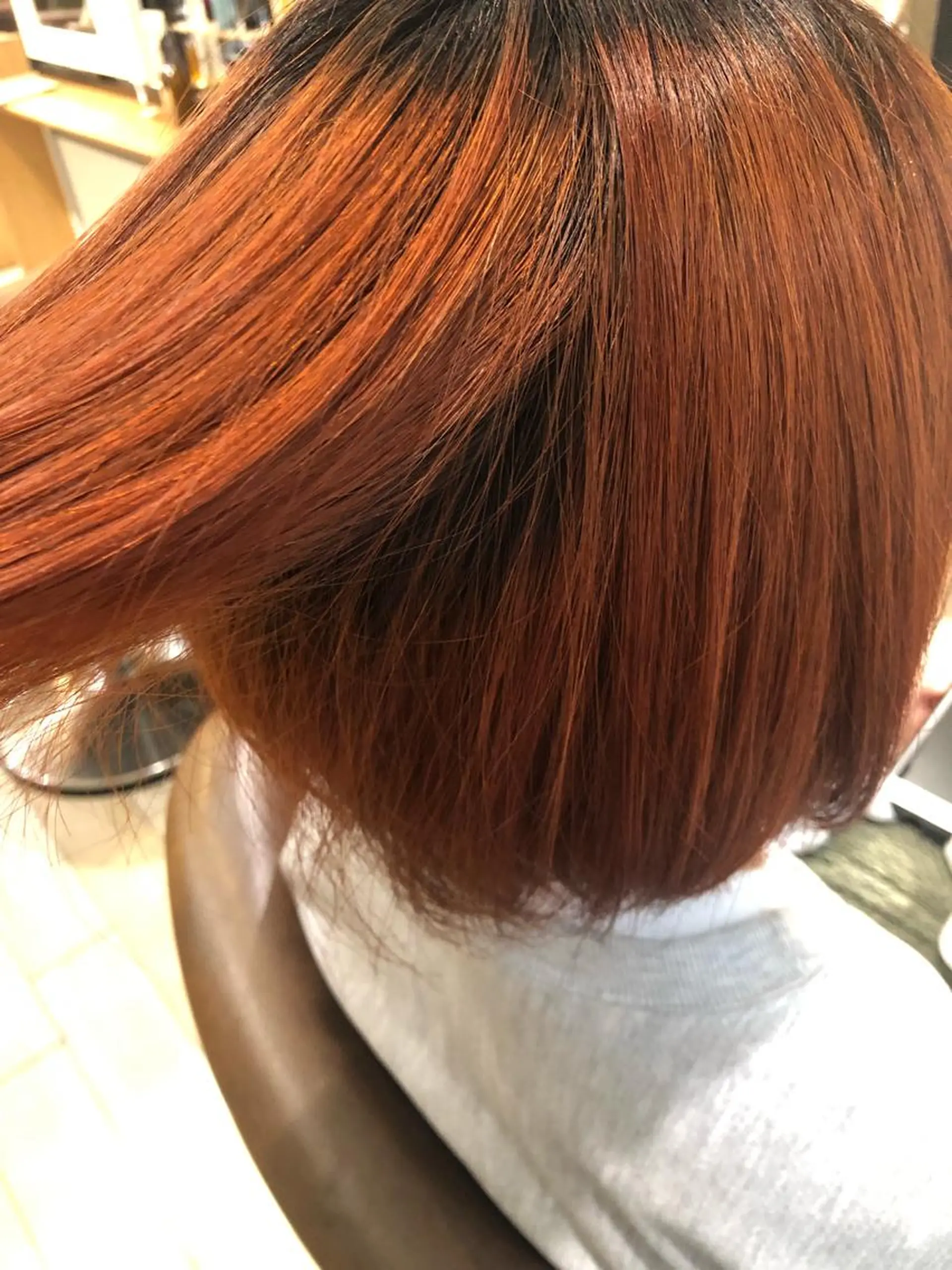 ショート カラー ブリーチ オレンジ ✳︎SERA✳︎ 平日のみご案内のマツエク・マツパデザイン