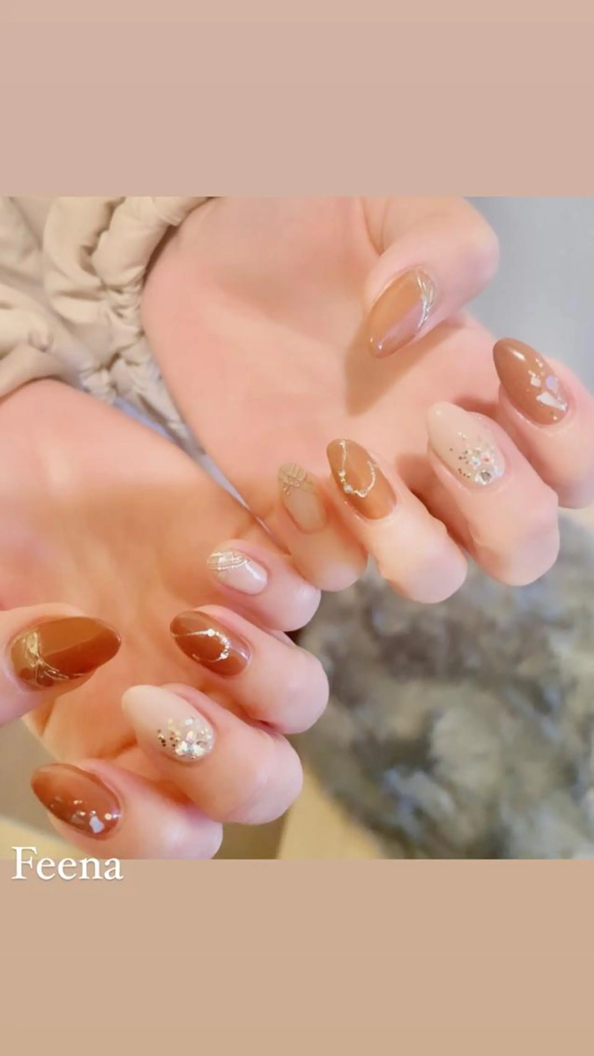 ネイル amu nail. RINAのネイルデザイン