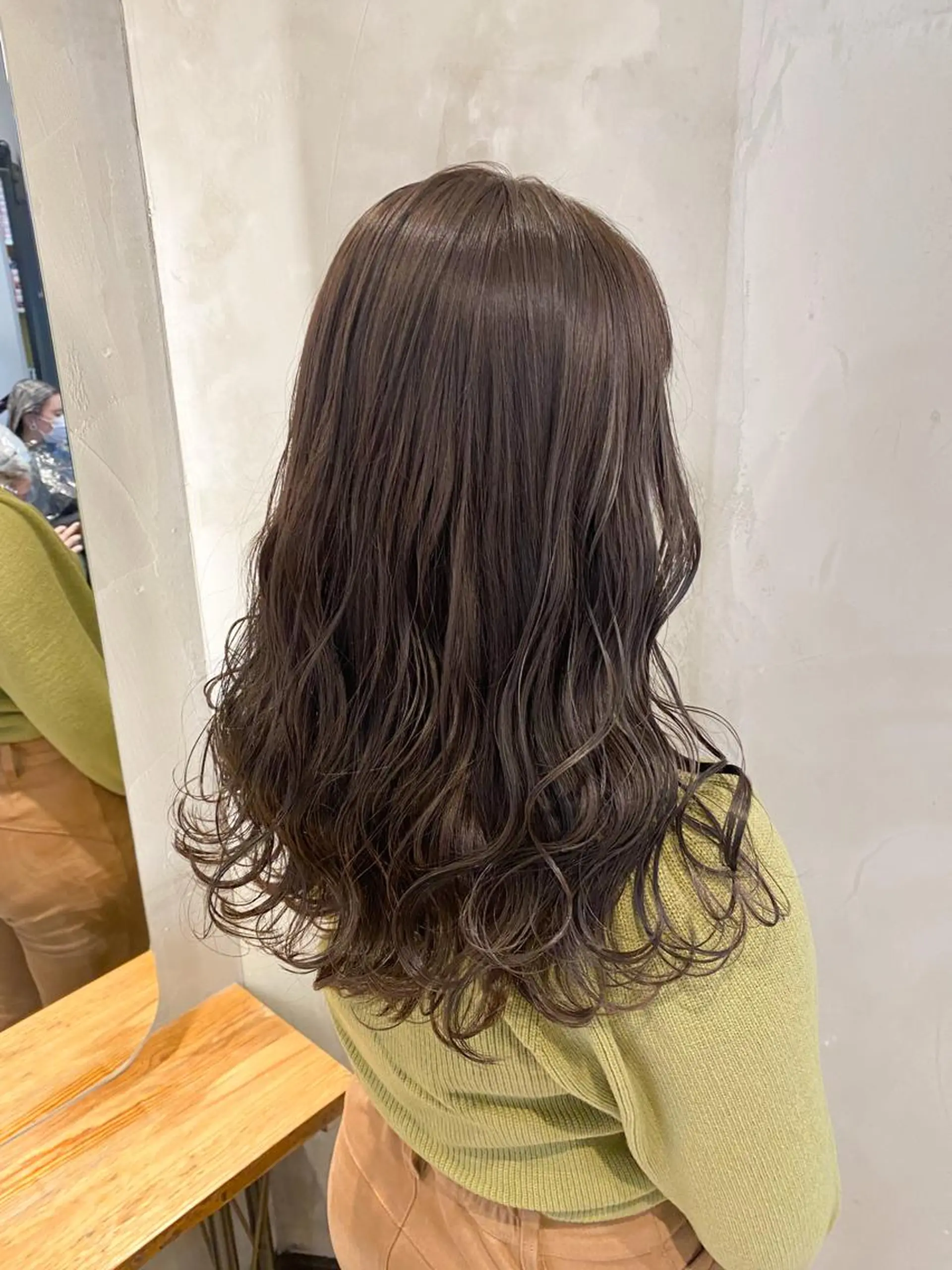 セミロング カット ヘアカラー トリートメント 顔周りカット・相談 レイヤーも◎しずくのヘアスタイル