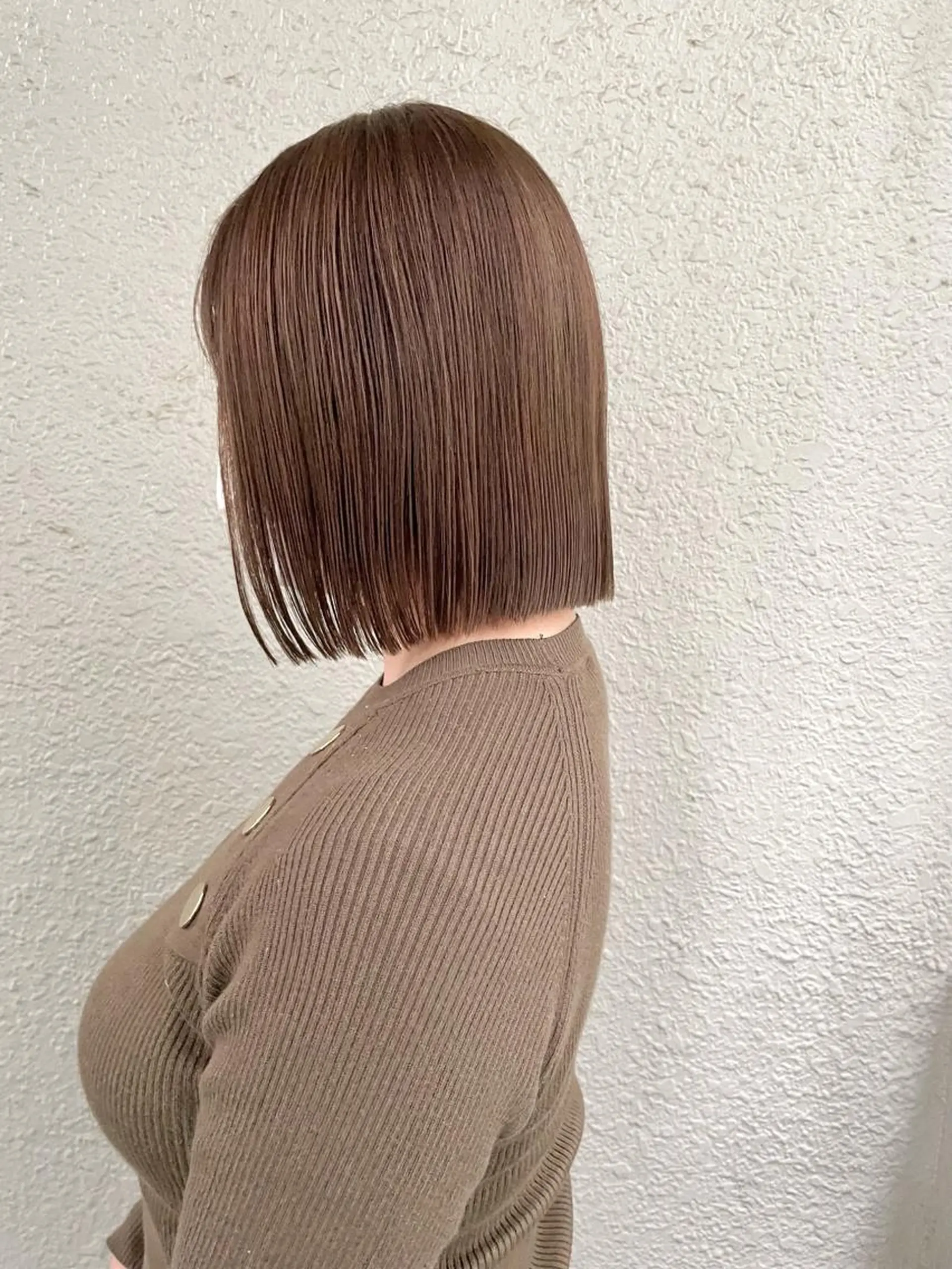 ミディアム ボブ/縮毛矯正 🌟梅田盛一🌟のヘアスタイル