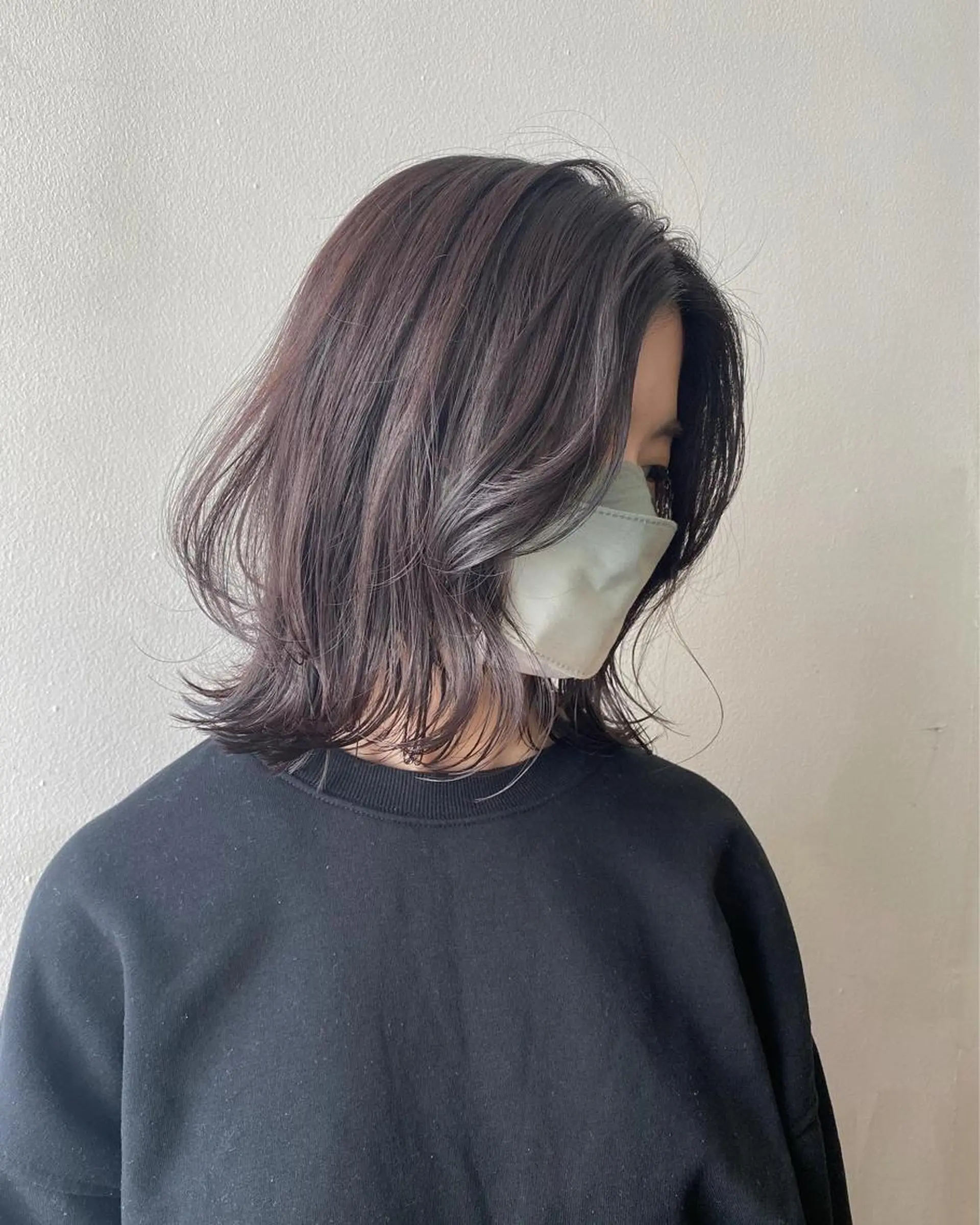 ミディアム レイヤーカット 🌸透明感艶 カラー🌸Yuukiのヘアスタイル