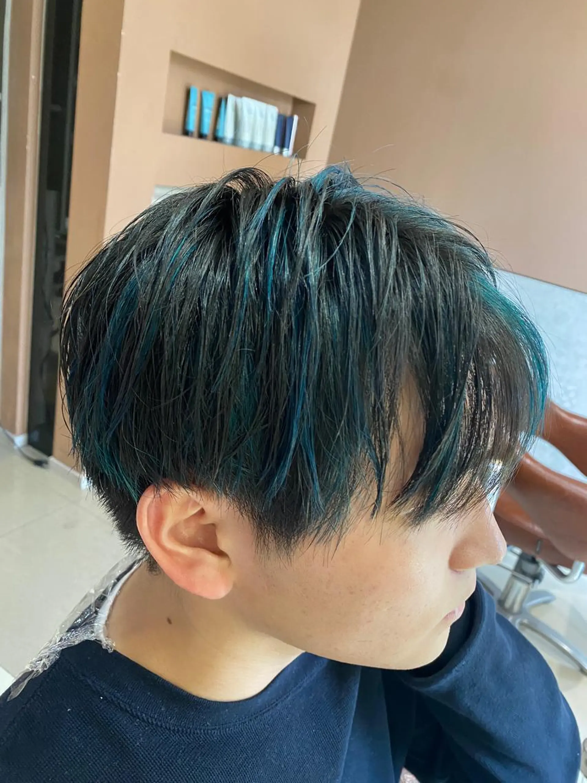 メンズ メンズメッシュ ヘアカラー メッシュ&パーマ特化 🔥山田雄大🔥のヘアスタイル