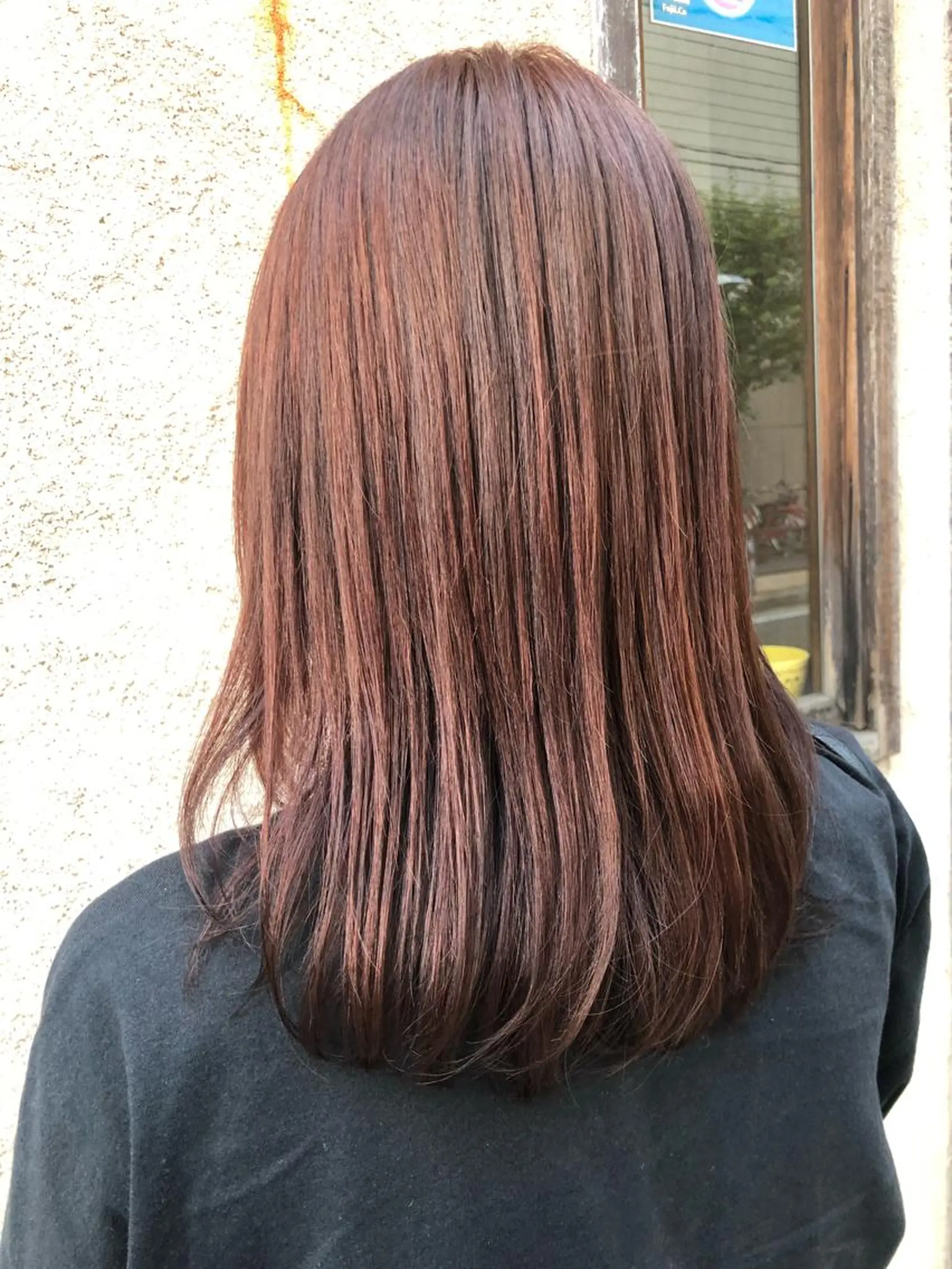 セミロング カラー ヘアカラー 國次 夕貴のヘアスタイル