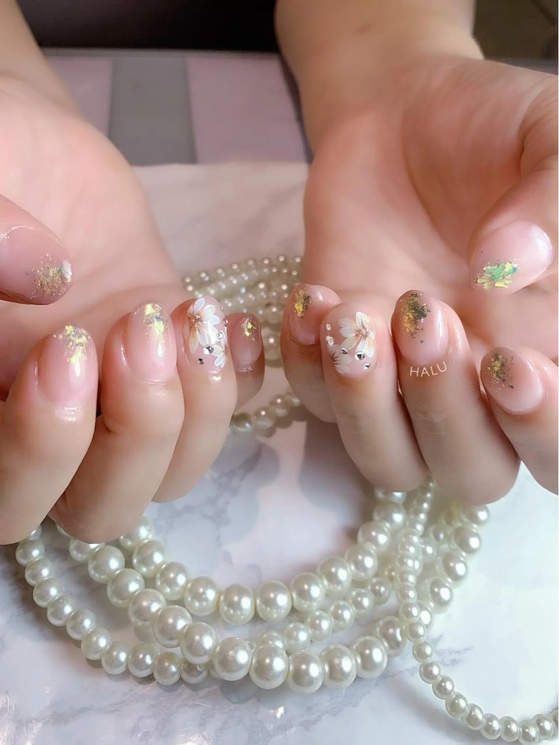 ネイル キラキラネイル HALU ハルのネイルデザイン