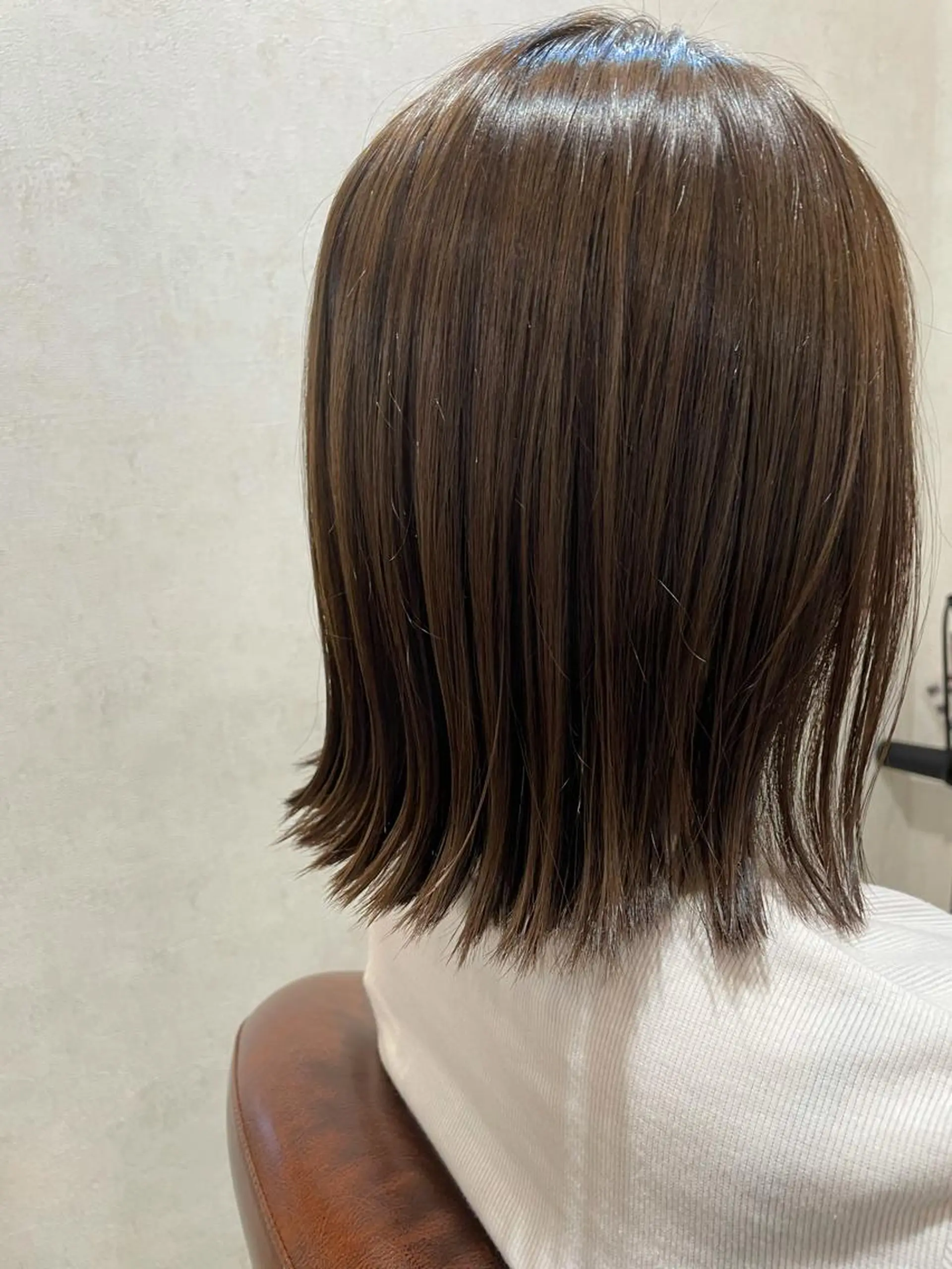 ミディアム カラー アッシュ ベージュカラー カット ヘアカラー トリートメント 透明感カラー💎 AYAのヘアスタイル