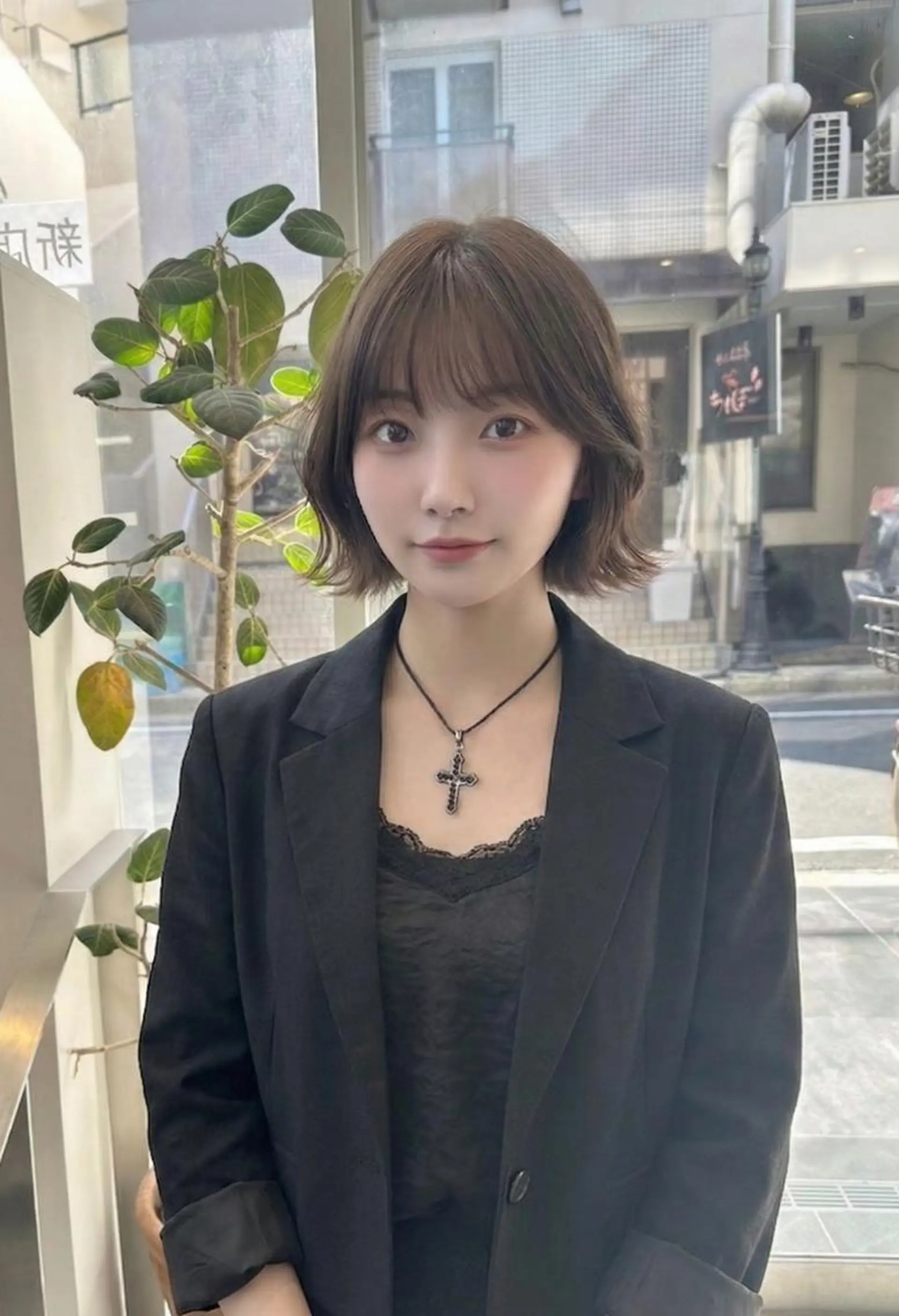 ミディアム tre. 甲子園口店のヘアスタイル