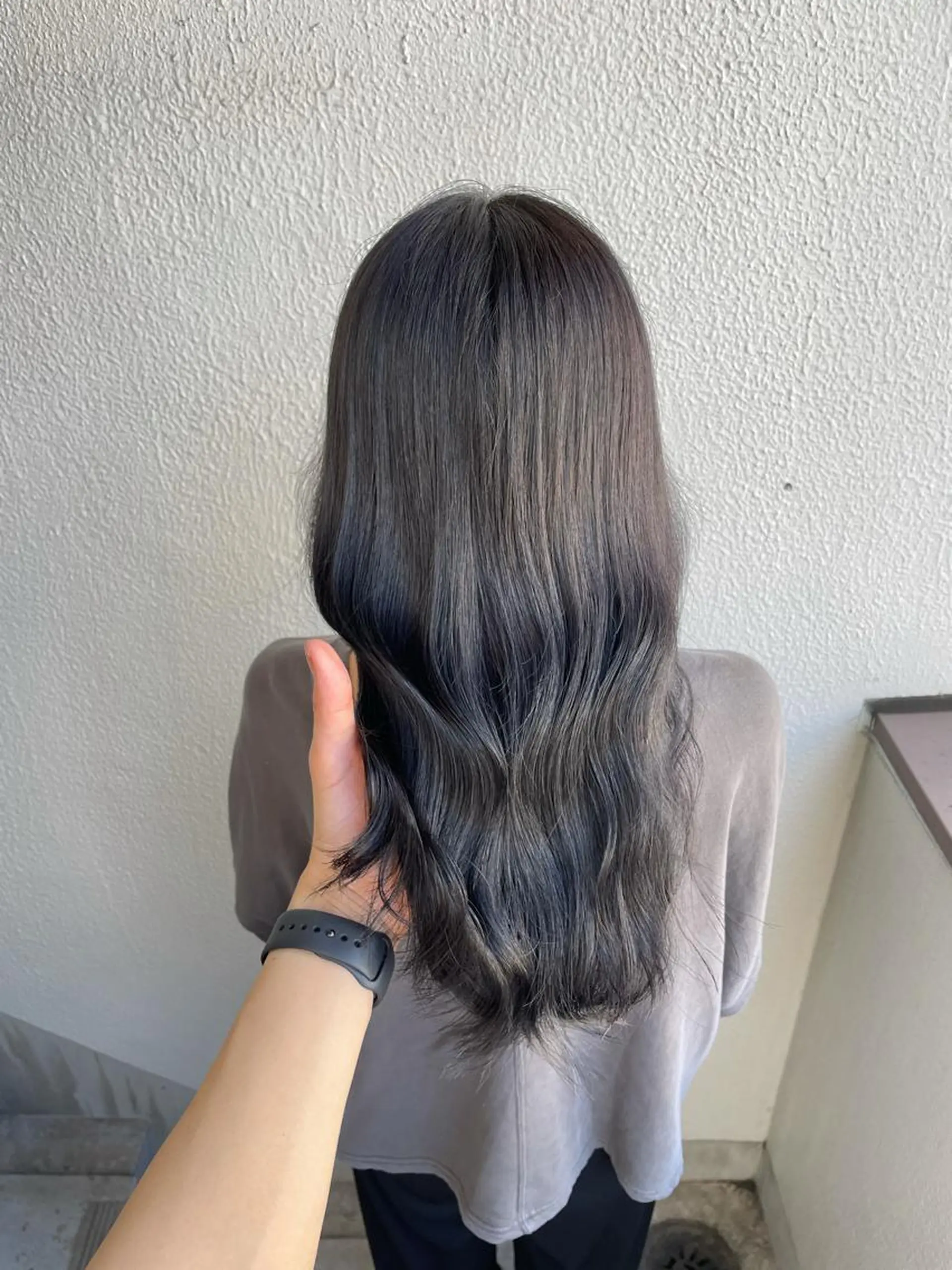 ロング カラー 韓国風カラー 韓国風ヘア トリートメント 酸熱トリートメント カット ヘアカラー トリートメント ヘッドスパ ヘアセット ベージュカラー💖 やすひろのヘアスタイル