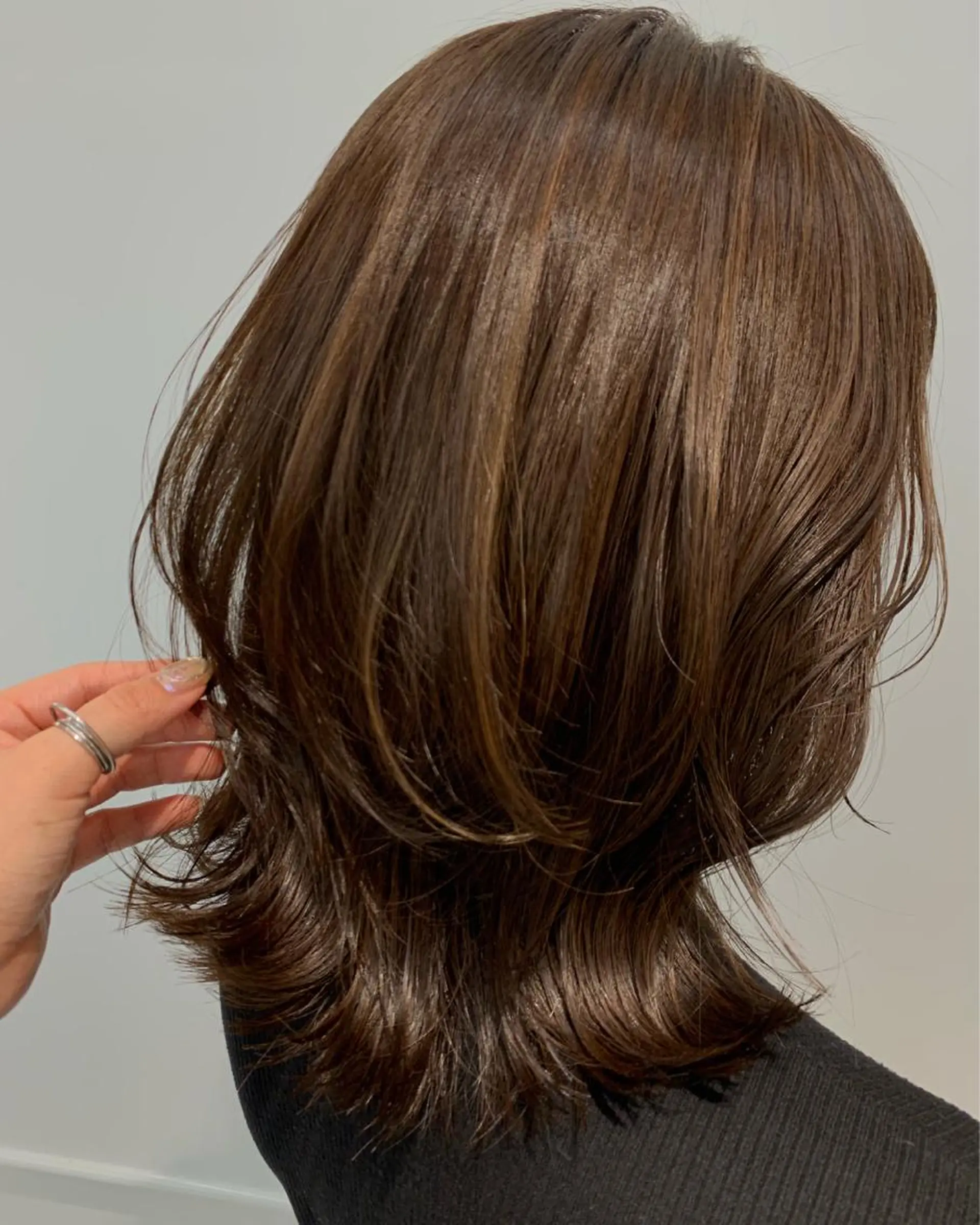 ミディアム 平田 勘吉のヘアスタイル