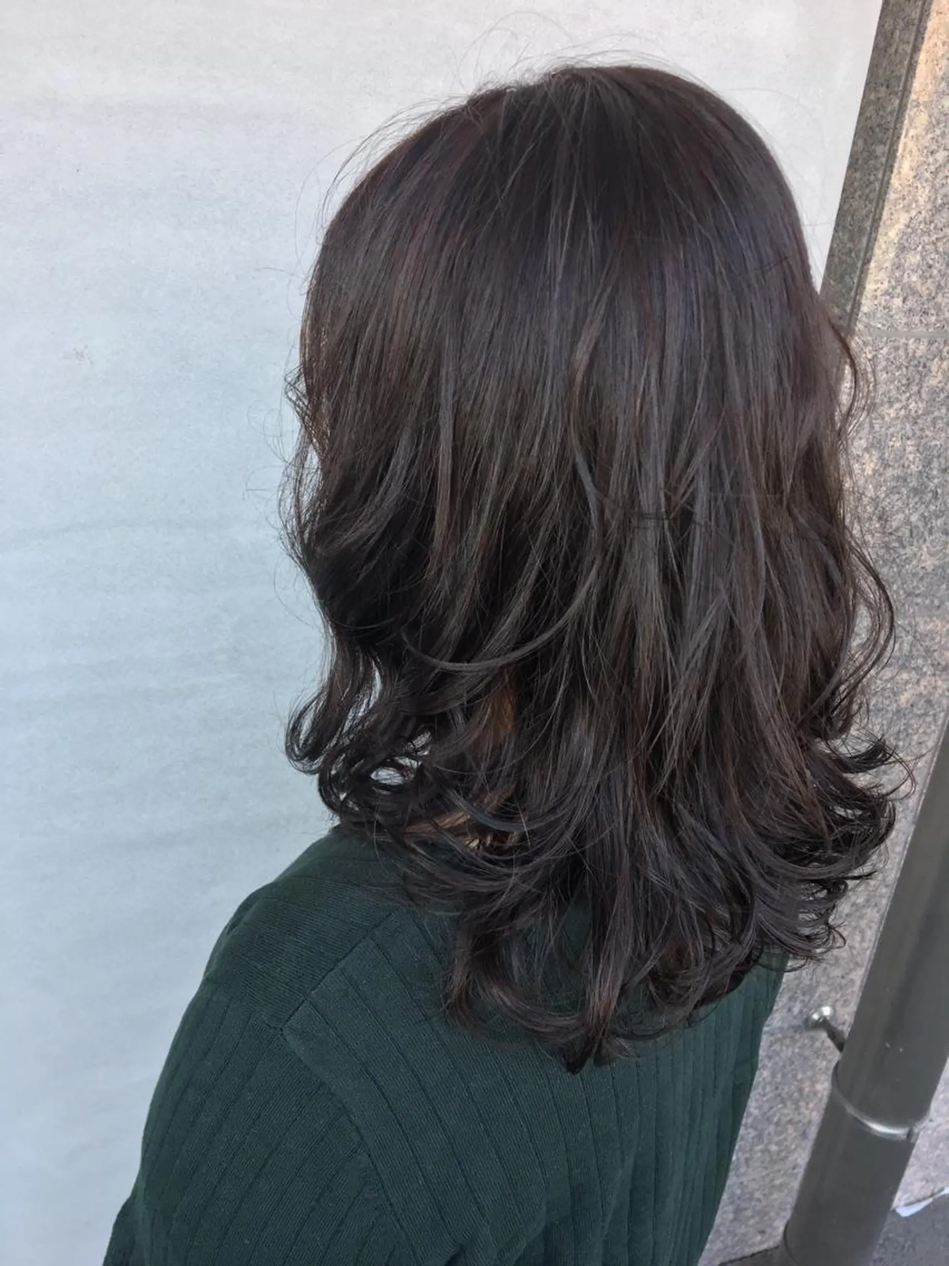 セミロング カラー mu ku.のヘアスタイル