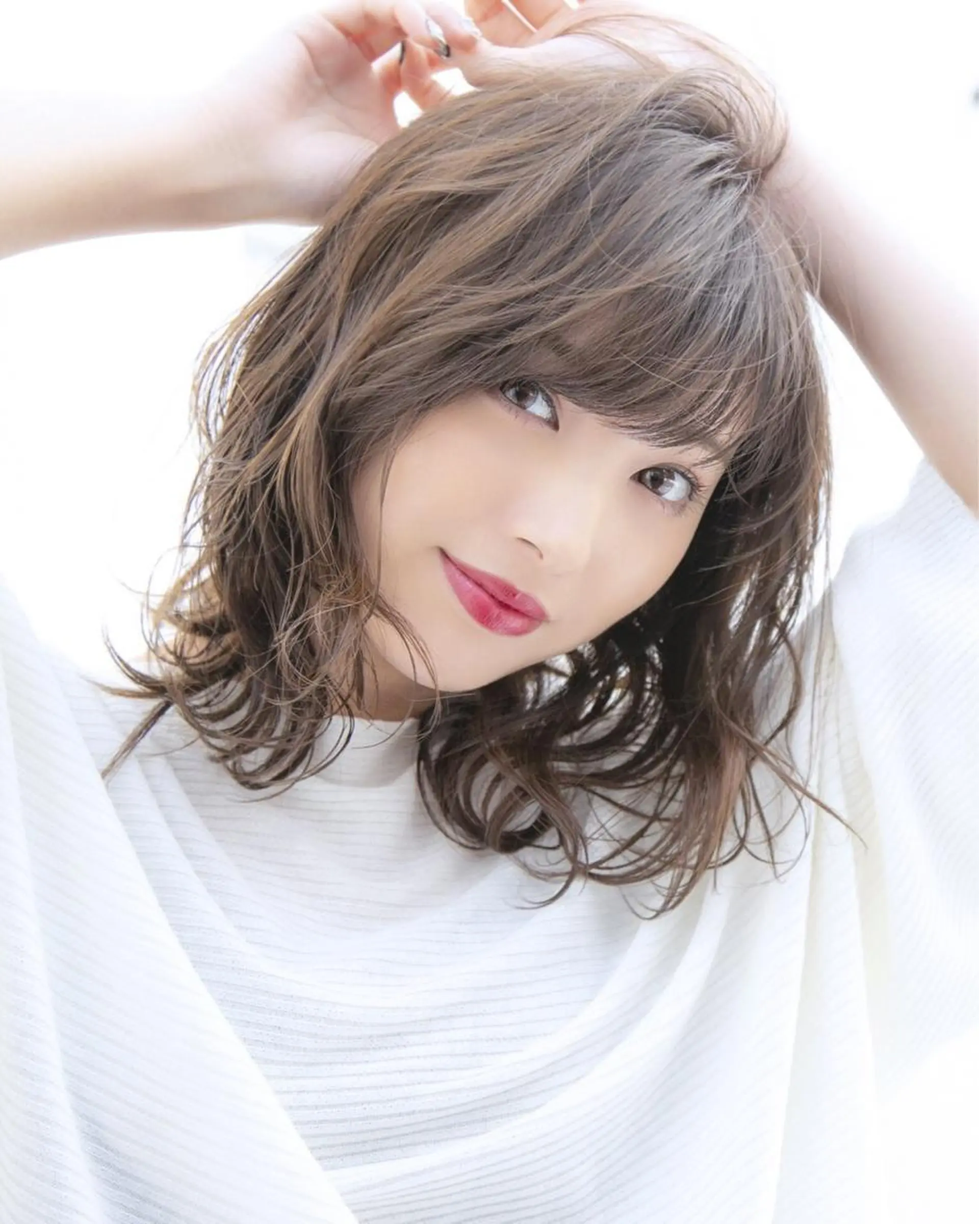 ミディアム 林 飛夕也のヘアスタイル