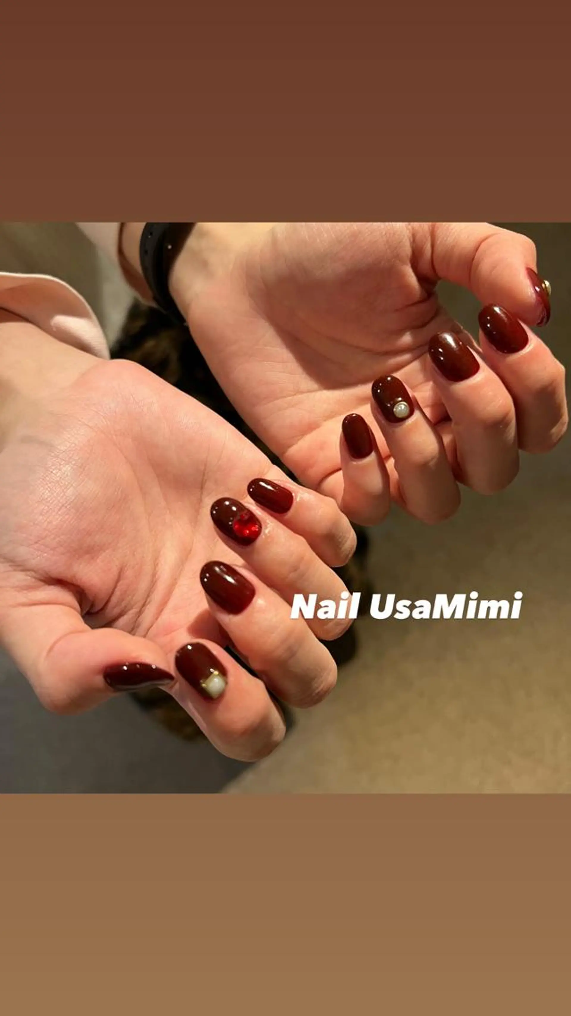 ネイル フットネイル ジェルネイル マグネットネイル 持ち込み ニュアンスネイル 本町ネイルNail UsaMimiのネイルデザイン