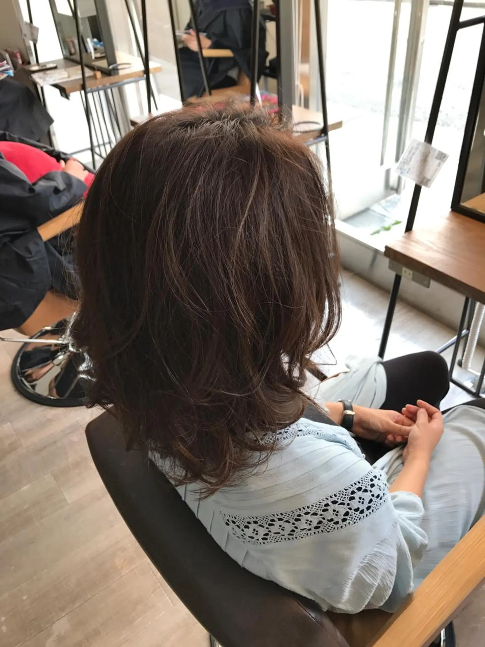 ミディアム カラー 伊藤 光成のヘアスタイル