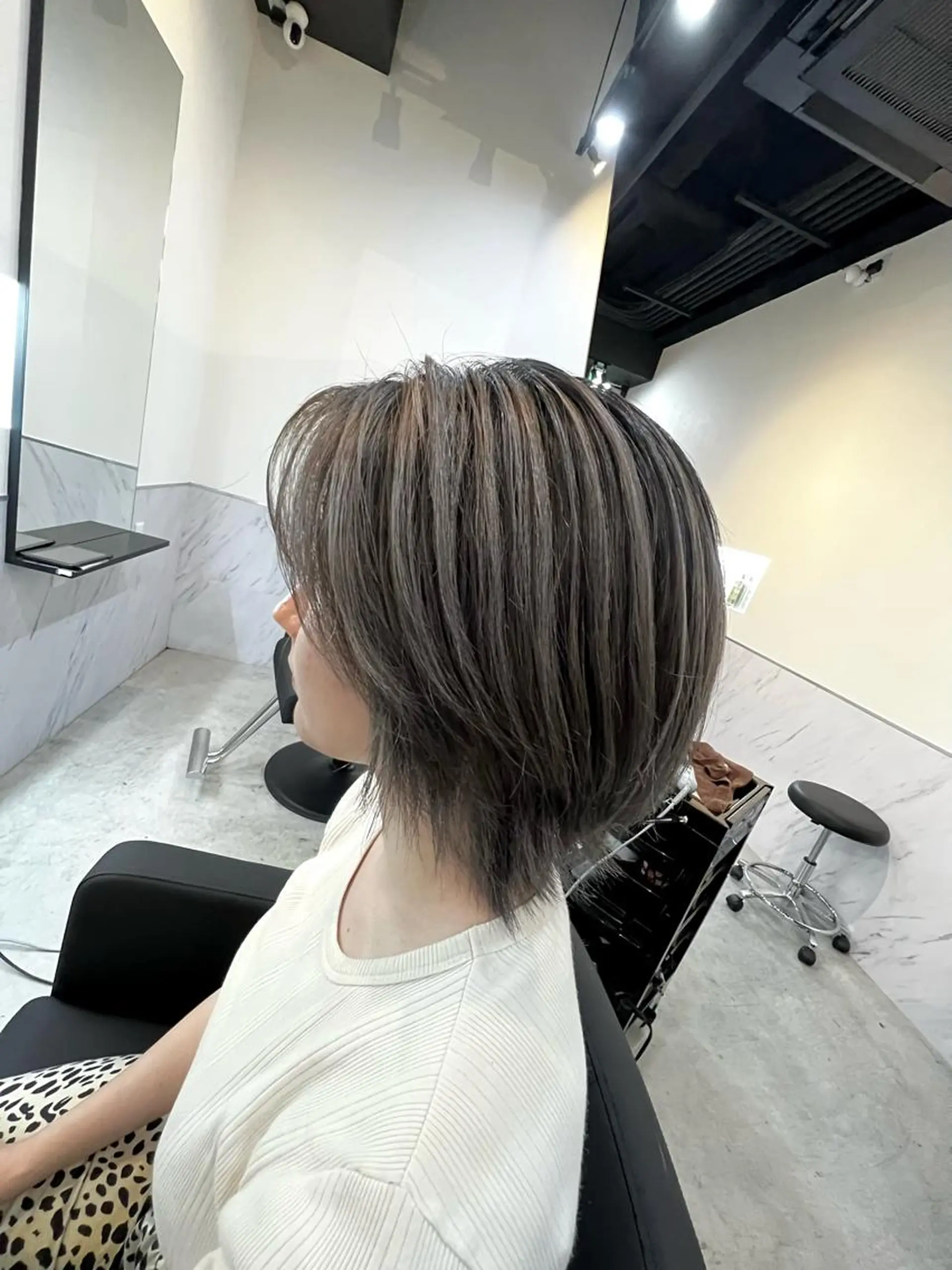 ミディアム カラー Anthurium 吹田💐のヘアスタイル