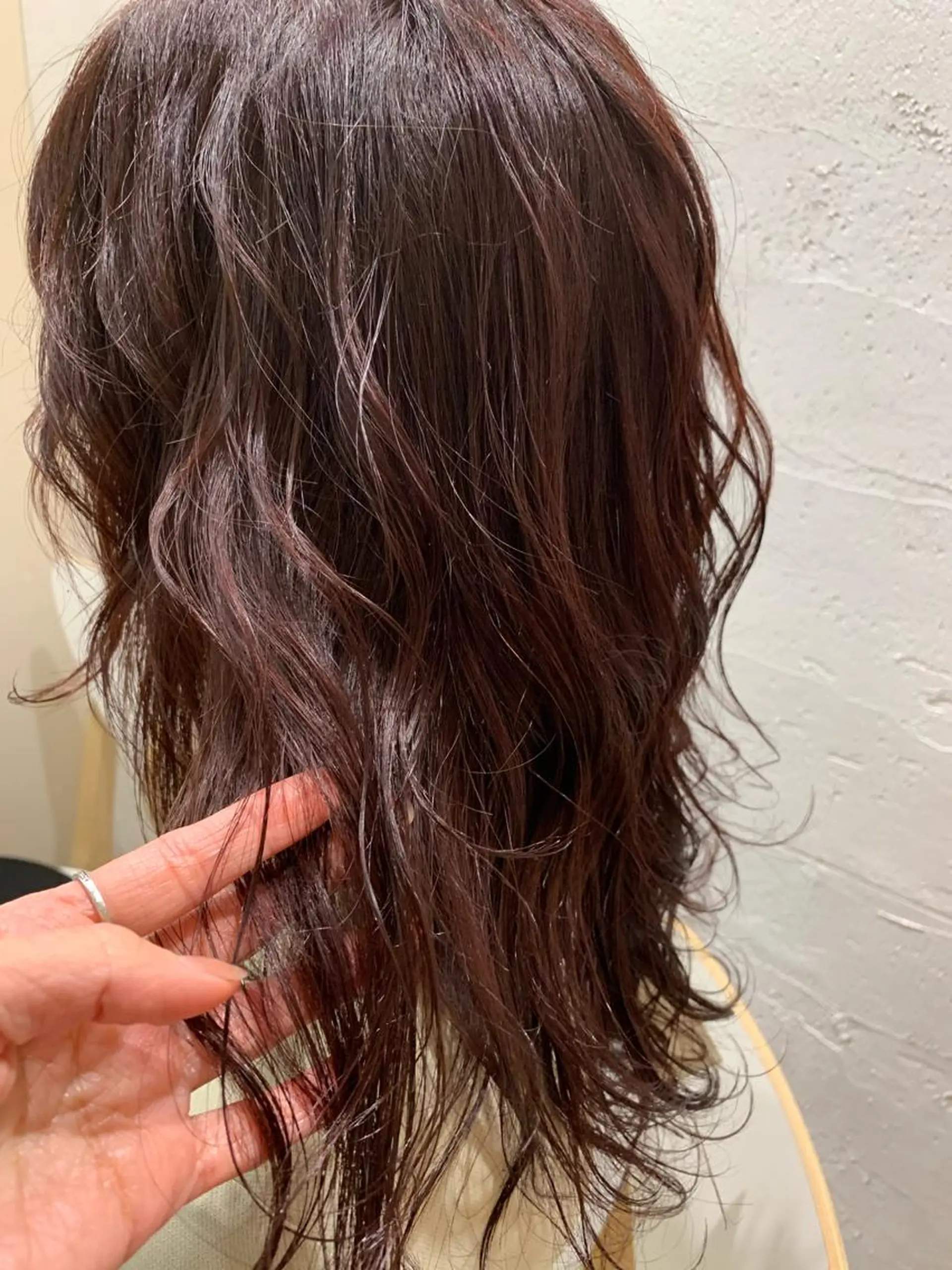 ロング カラー レッドカラー fit /HONOKAのヘアスタイル