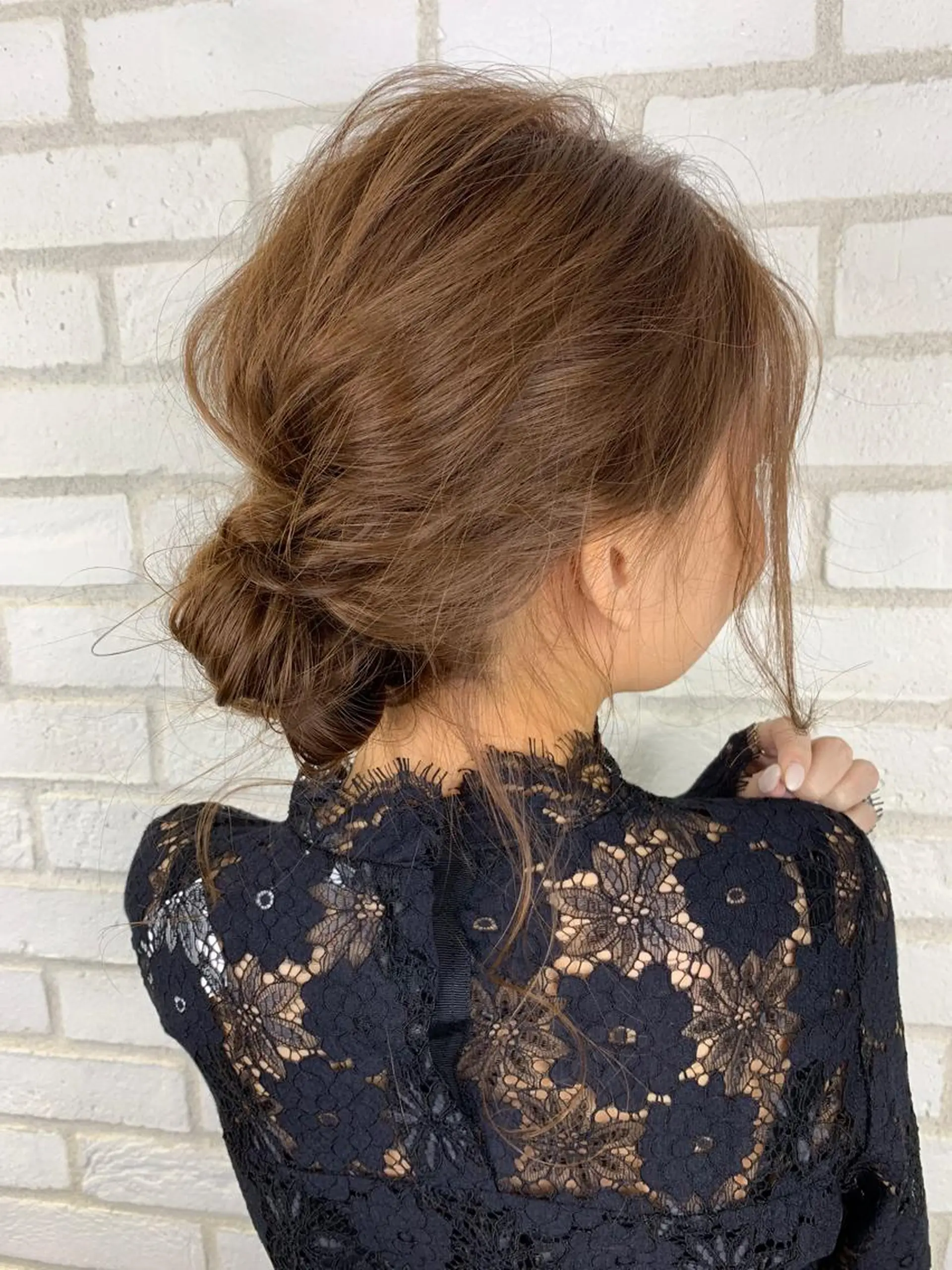 ミディアム ヘアアレンジ 小島 侑衣のヘアスタイル