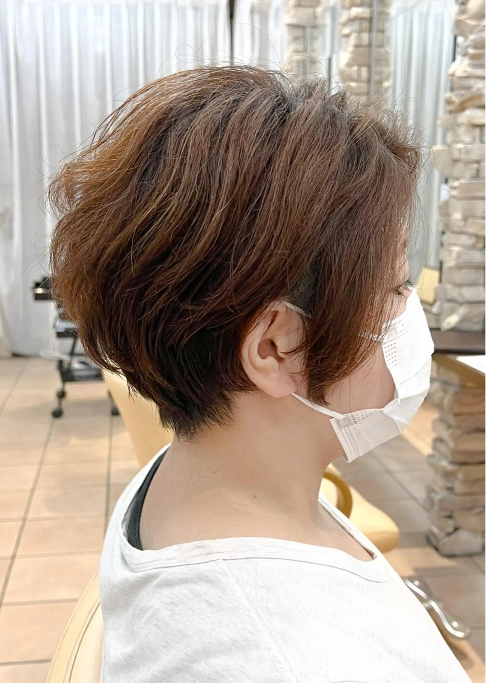 ショート くせ毛 地毛風ストレート ⚡️下ノ村柊斗⚡️のヘアスタイル