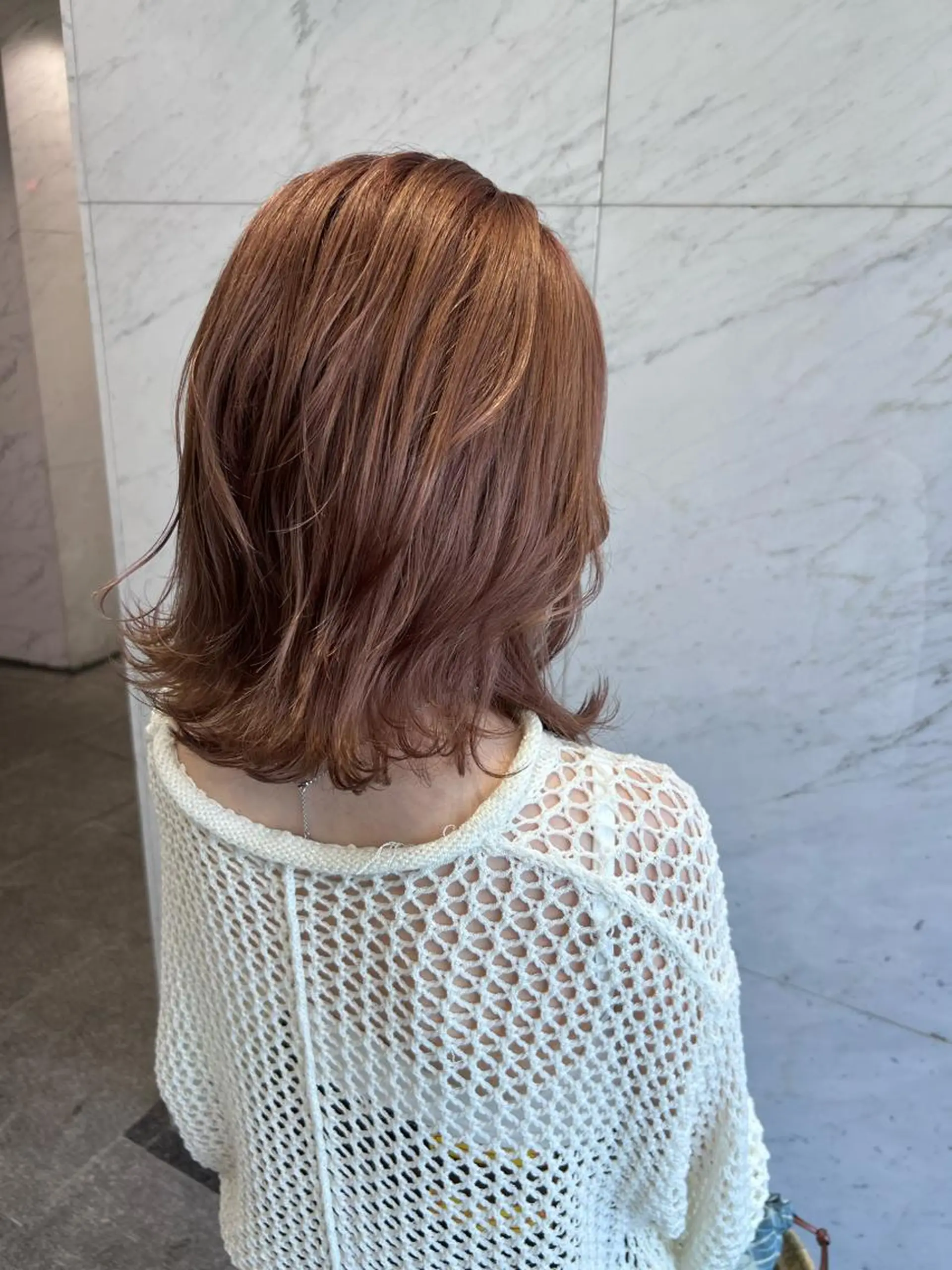 ショート カラー ベージュカラー ブリーチ ピンクカラー ピンクベージュ カット ヘアカラー トリートメント ベイリコルド　アトリ 店長　宮城一真のヘアスタイル