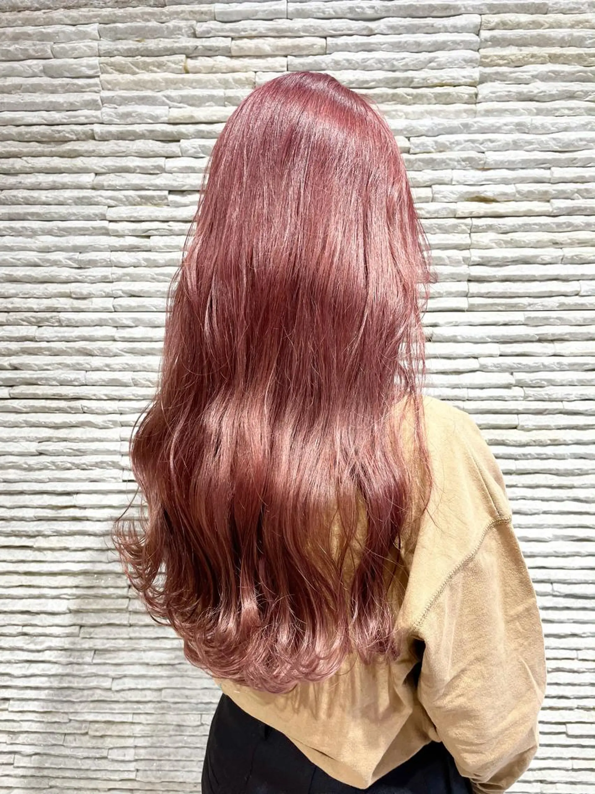 ロング カラー ヘアカラー 嶋田 ゆきのヘアスタイル