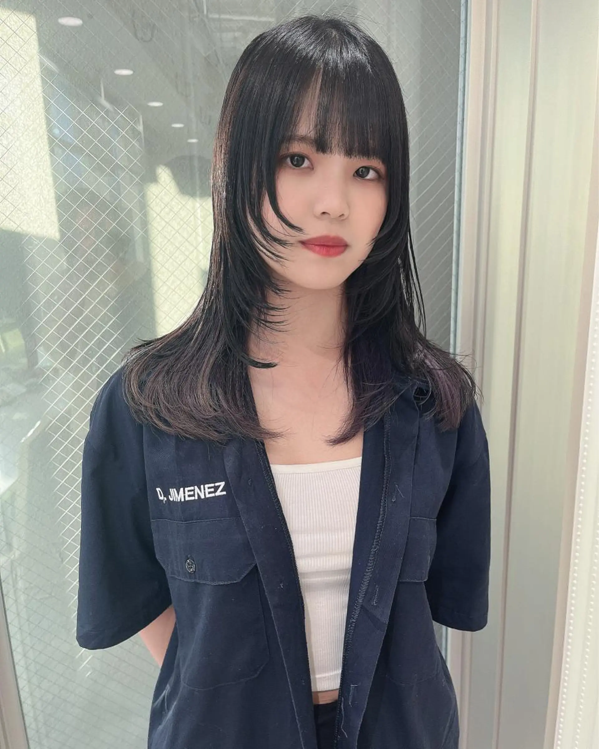 セミロング ウルフカット カット ウルフカット／吉村 桃子のヘアスタイル