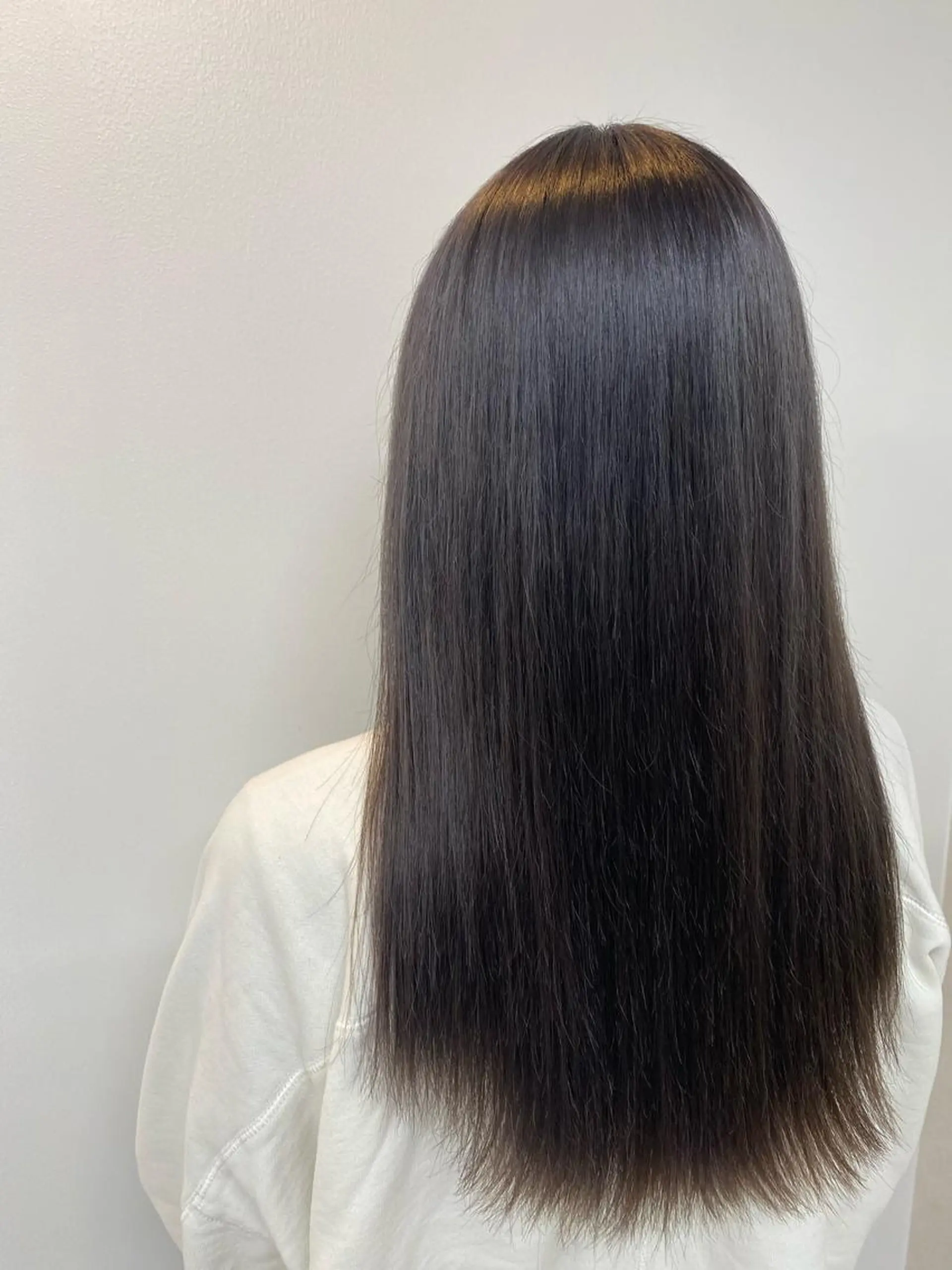 ロング カラー グレージュ ラベンダーカラー ラベンダーグレージュ ラベンダーグレー HARUKA🍒 toccaのヘアスタイル